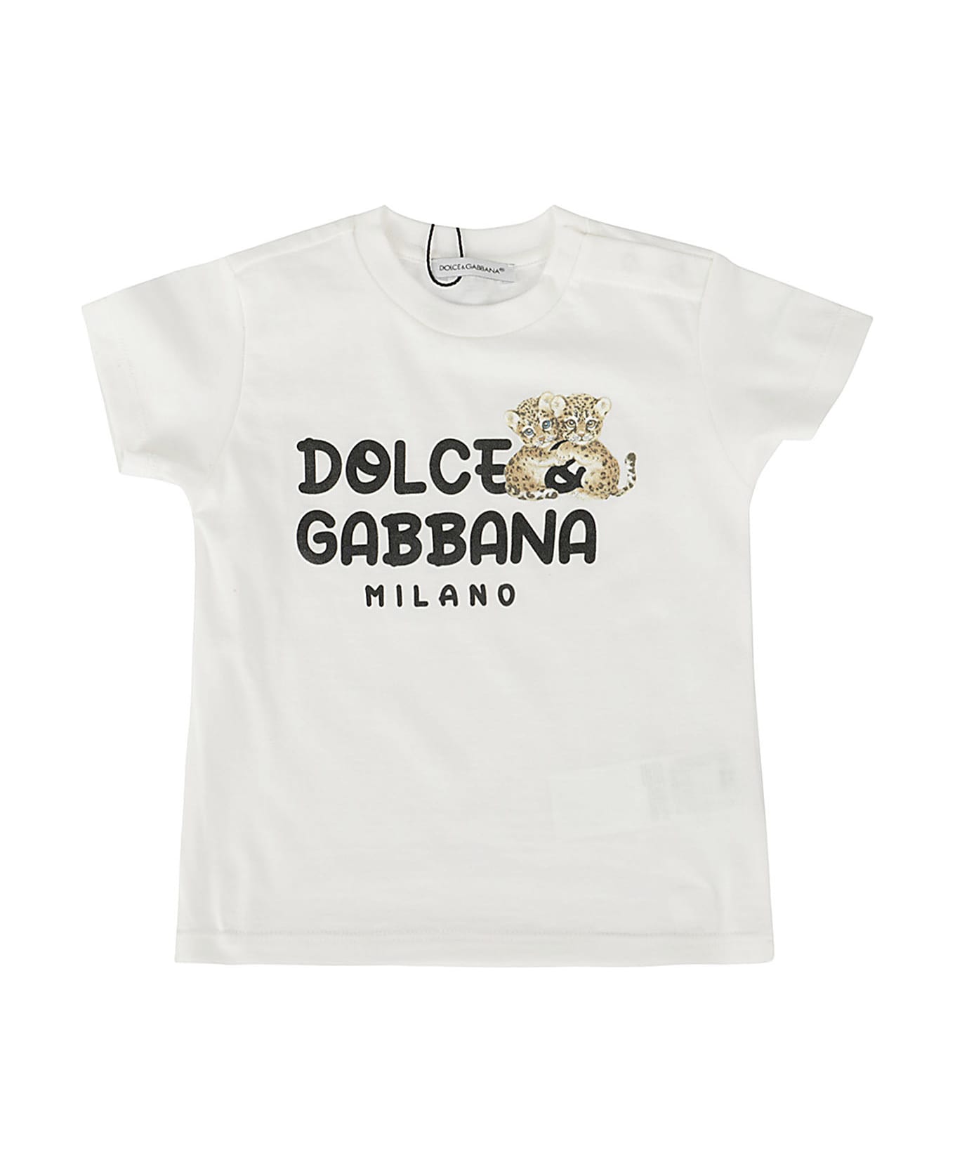 Dolce & Gabbana T Shirt Manica Corta - Bianco