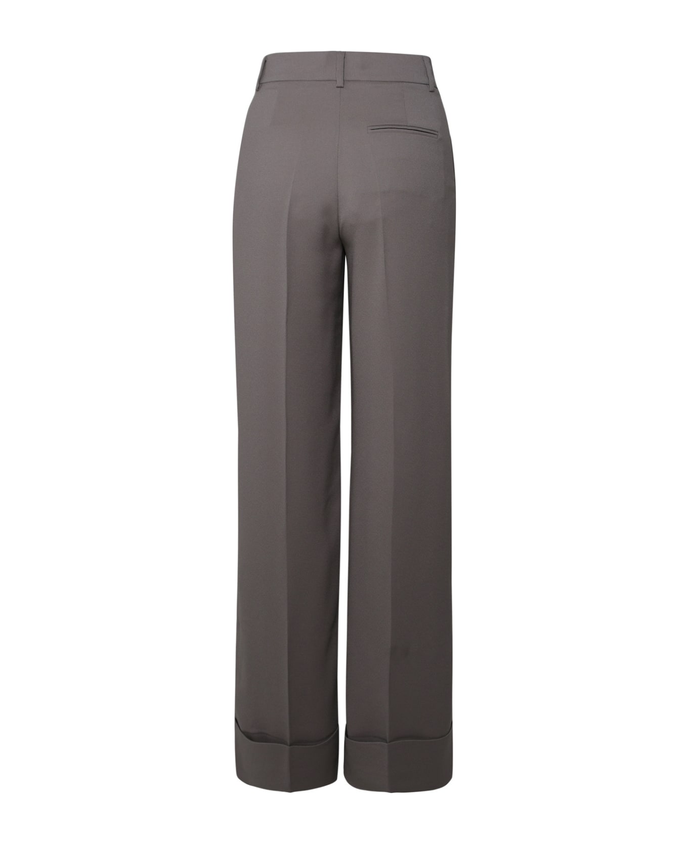The Andamane Grey Polyester Trousers - Grey