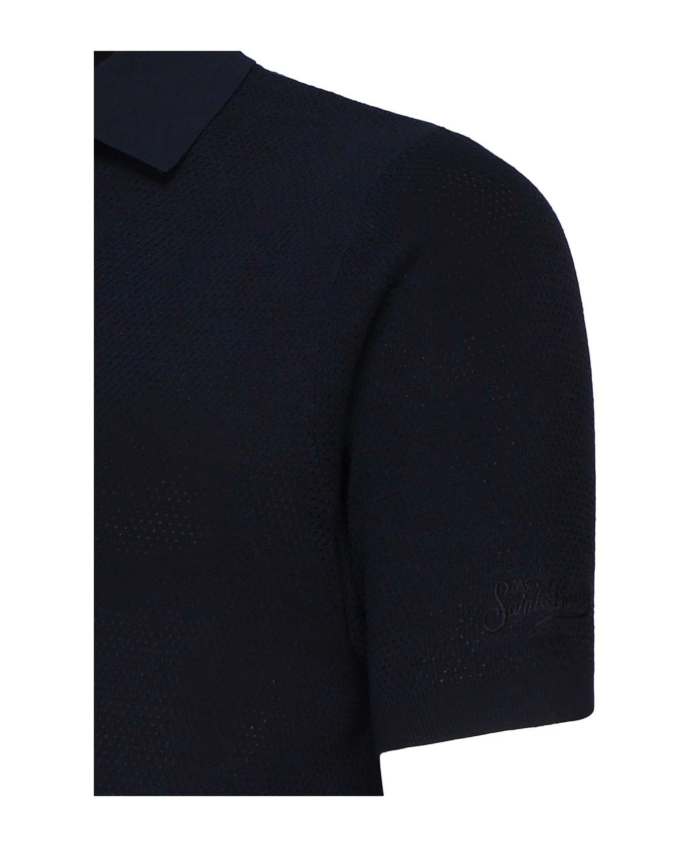MC2 Saint Barth Sloan Polo With Logo - Blue