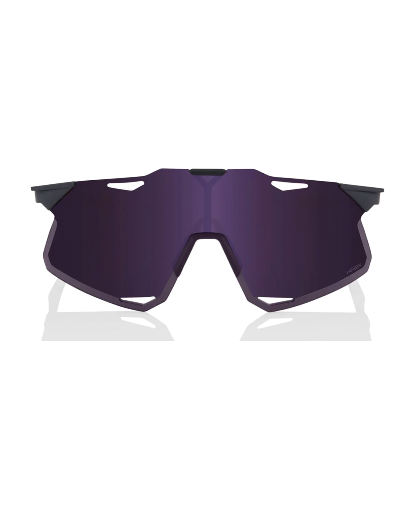 100% Hypercraft - Matte Metallic / Dark Purple Lens Sunglasses - violet