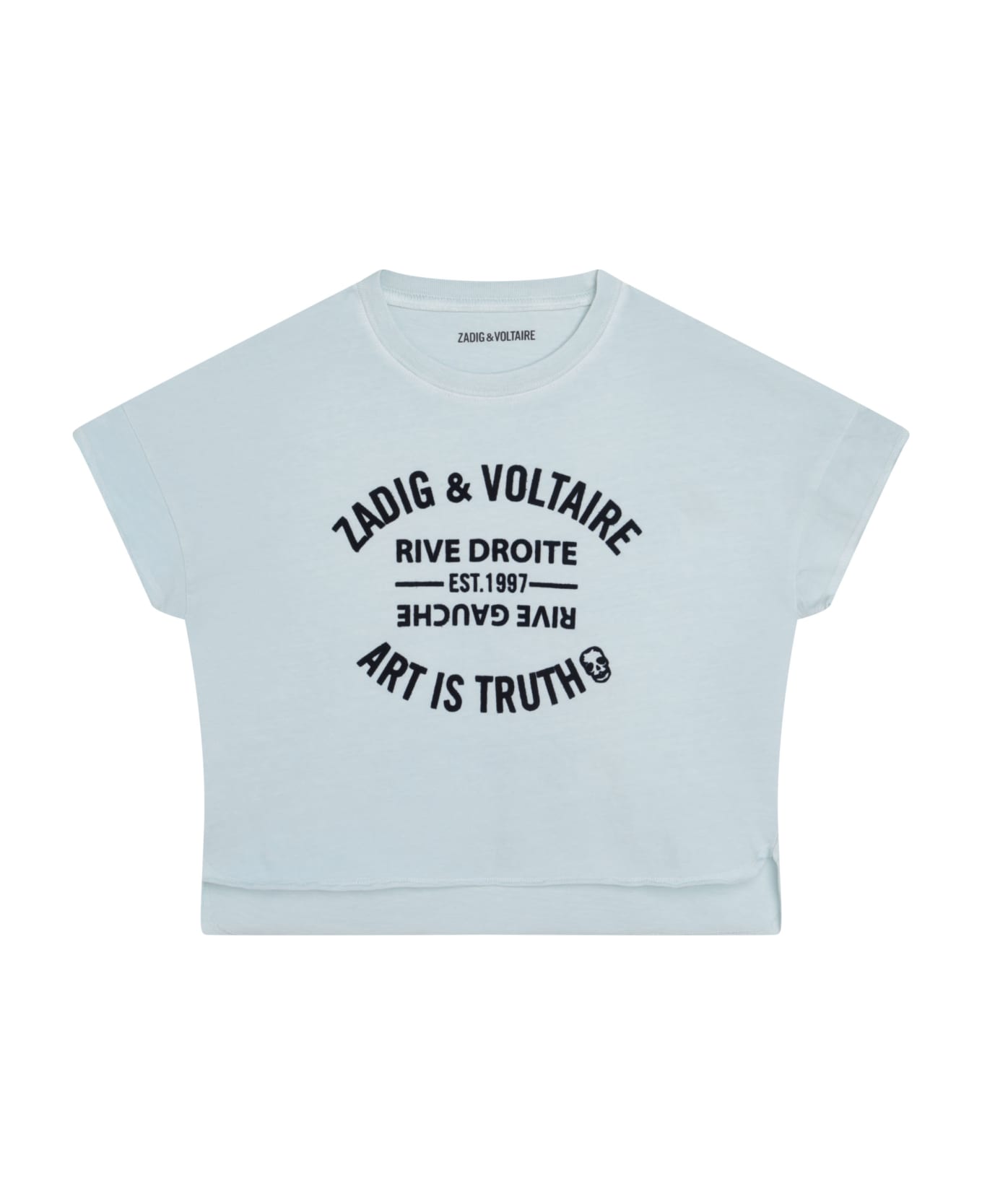 Zadig & Voltaire Printed T-shirt - Light blue