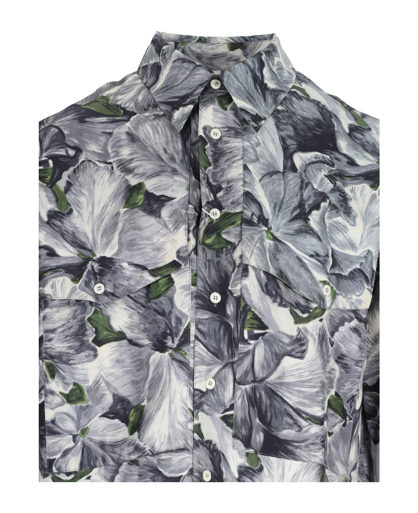 Sunflower Short-sleeved Shirt - Gray シャツ