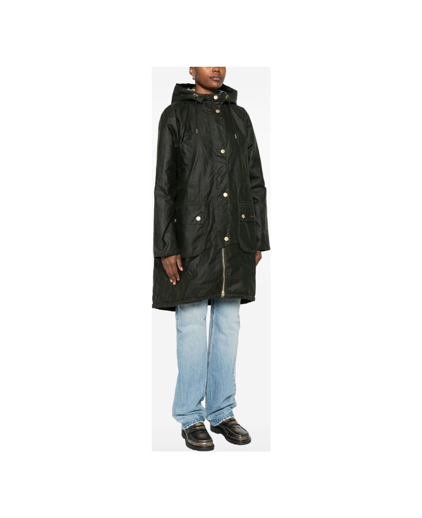 Barbour Hooded Parka - Blue