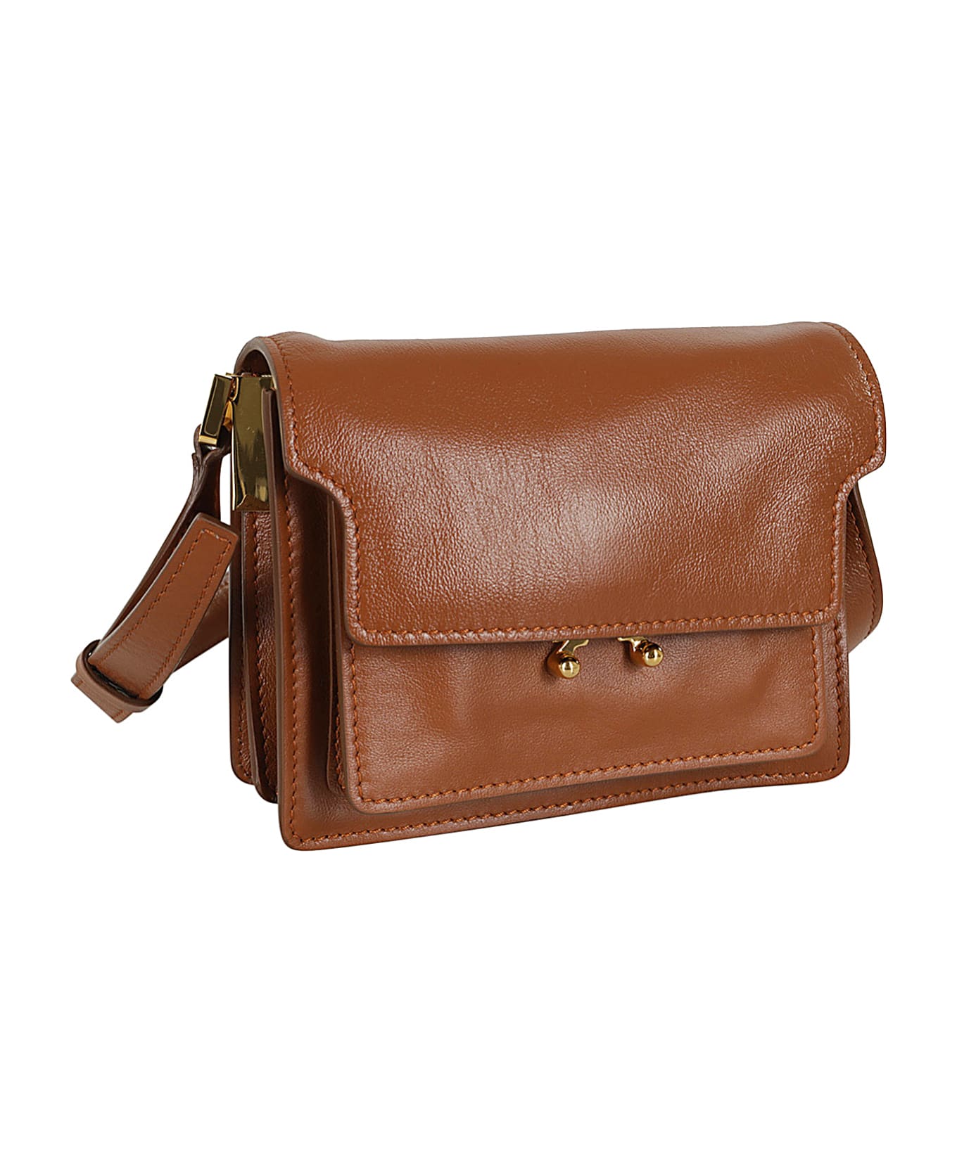 Marni 'trunk' Shoulder Bag - M Brown