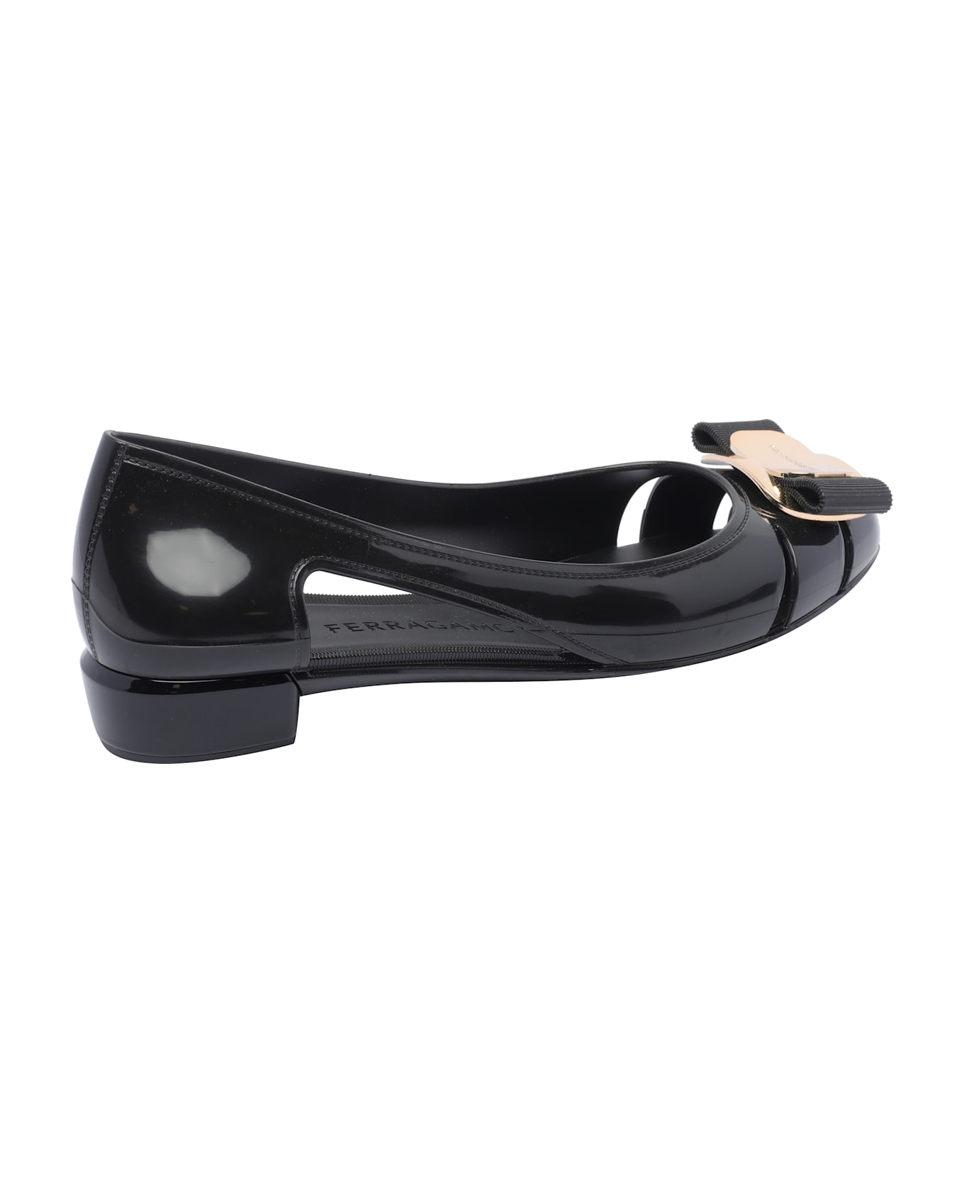 Ferragamo Nara Jelly Ballets - Black
