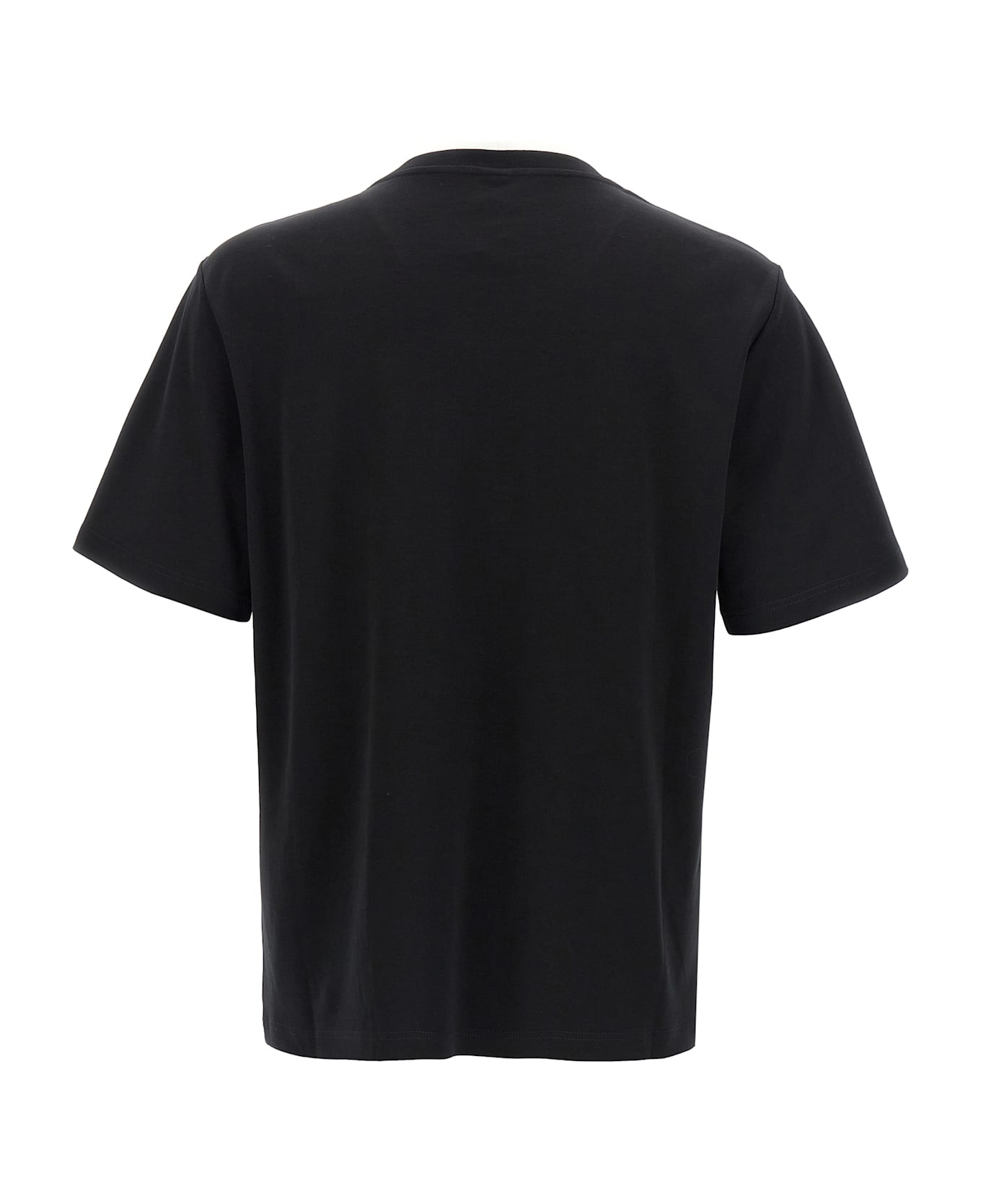 Berluti 
leather Tab
 T-shirt - Black  