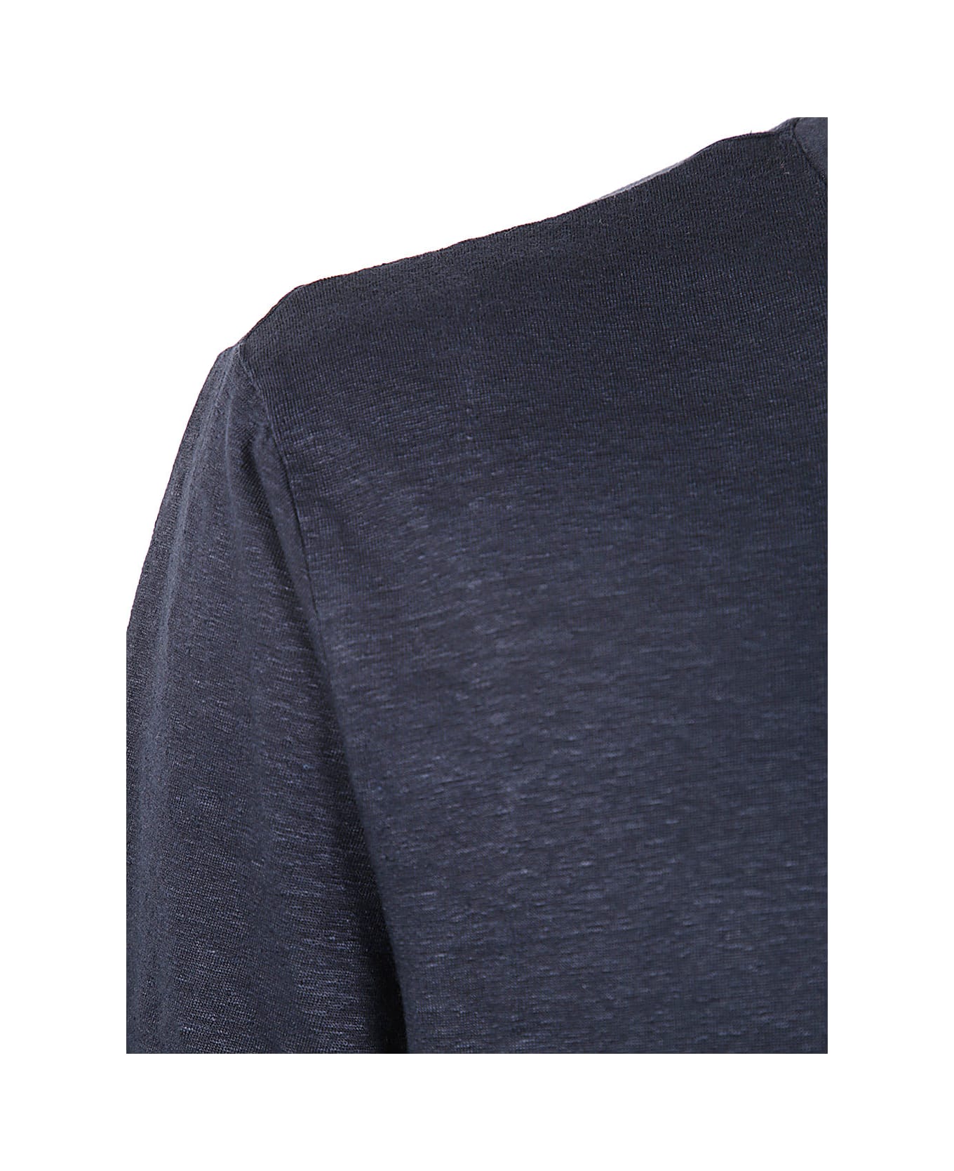 MD75 Linen T-shirt - Basic Blue シャツ