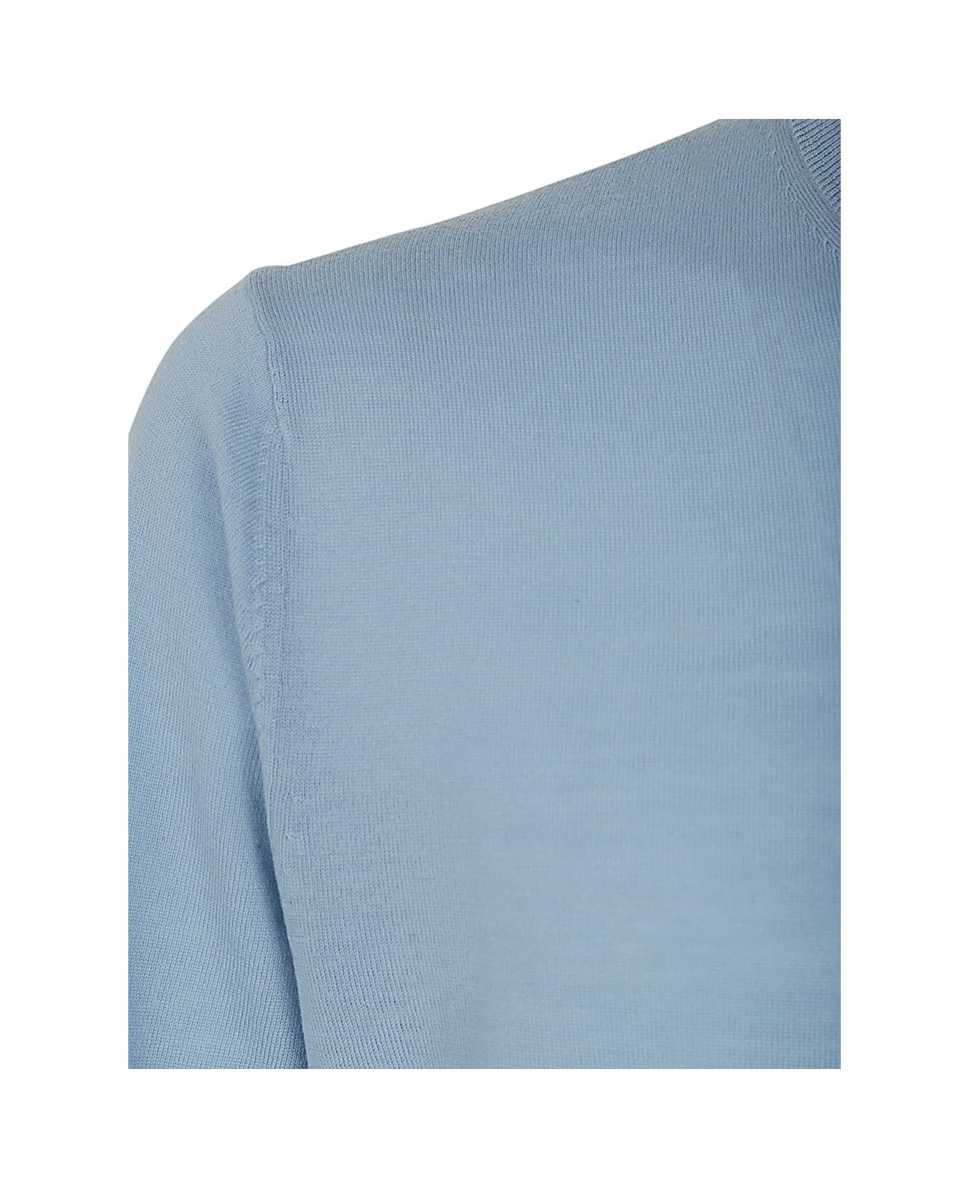 Ballantyne Round Neck Pullover - Light Blue Sky