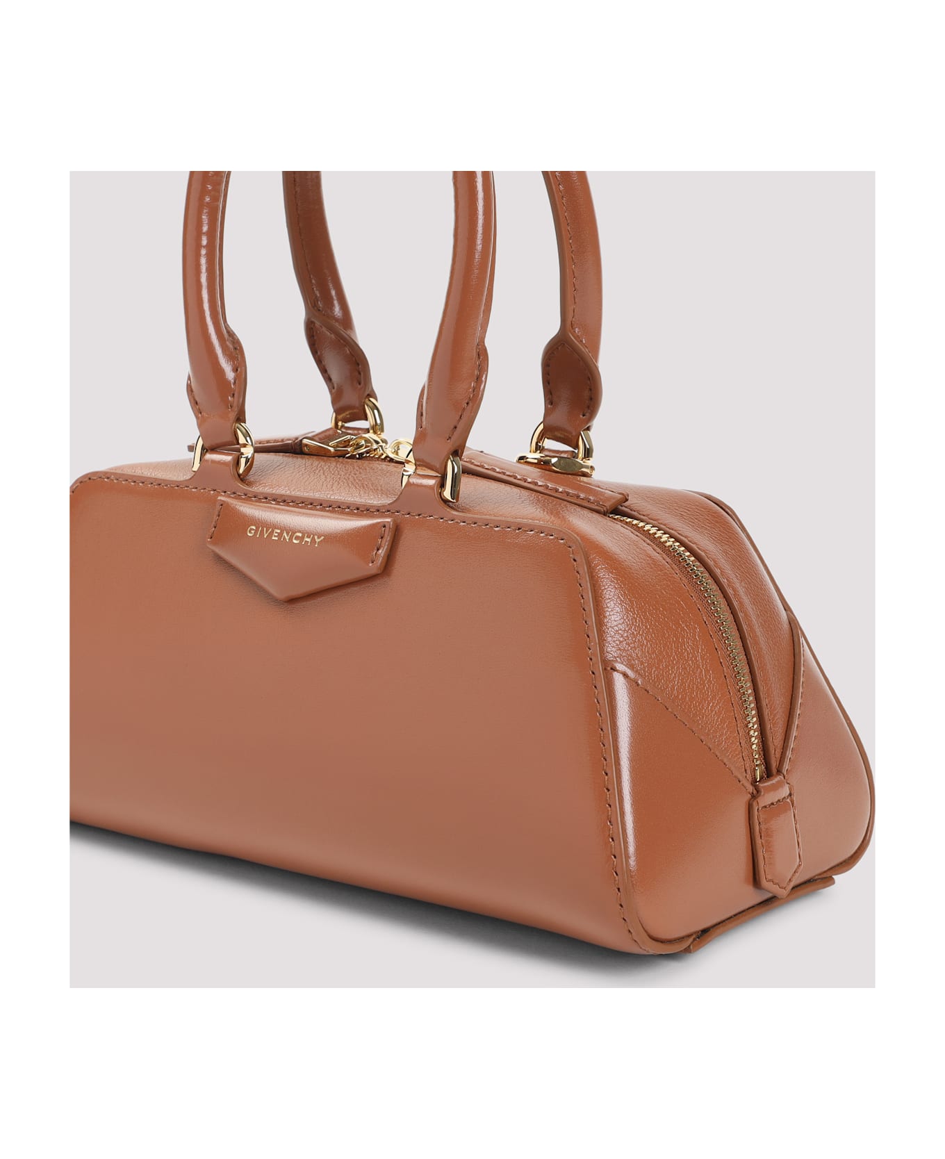 Givenchy Antigona East West Mini Bag - Caramel Brown
