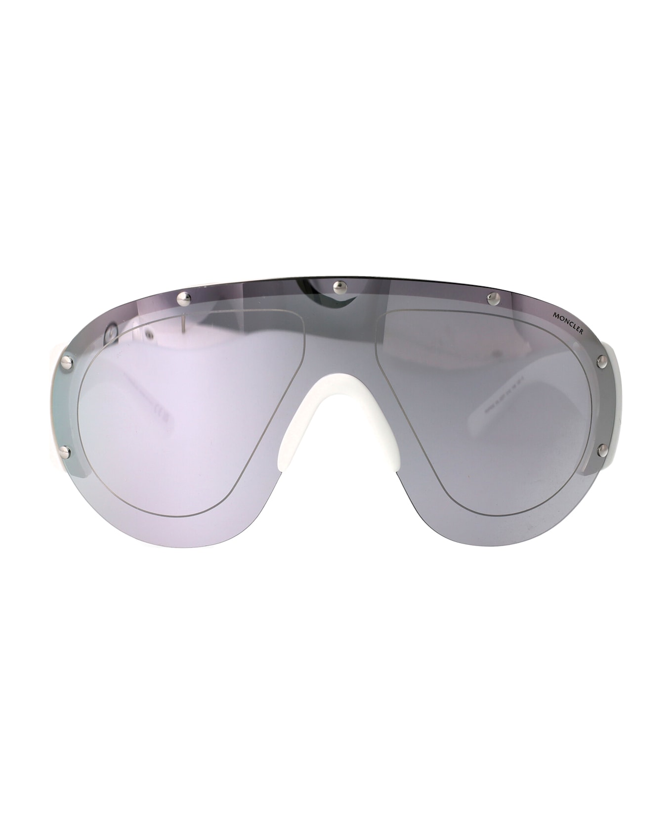 Moncler Eyewear Ml0277 Sunglasses - 21C White Smoke Mirror