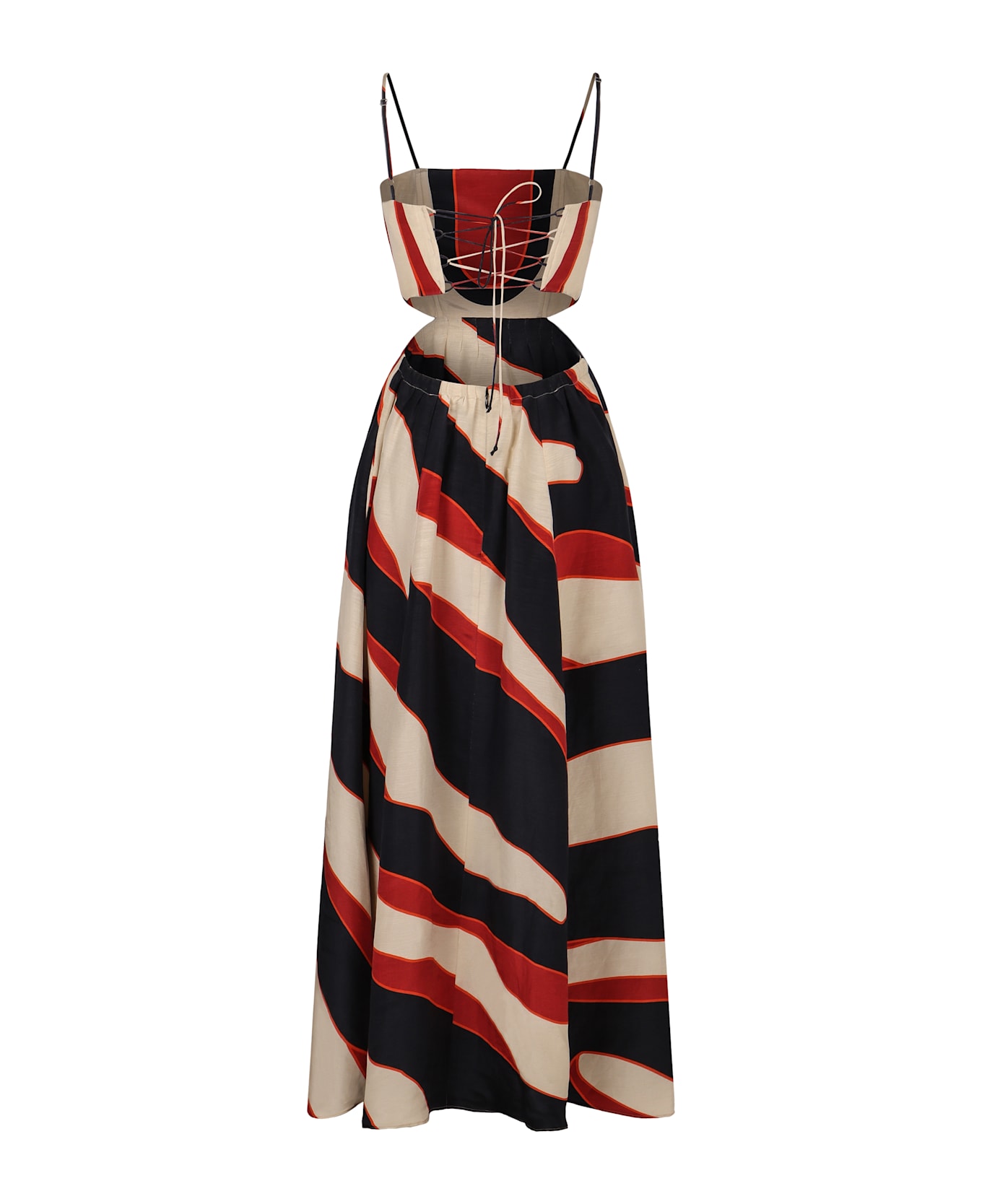 Raquel Diniz Printed Linen Dress - MultiColour