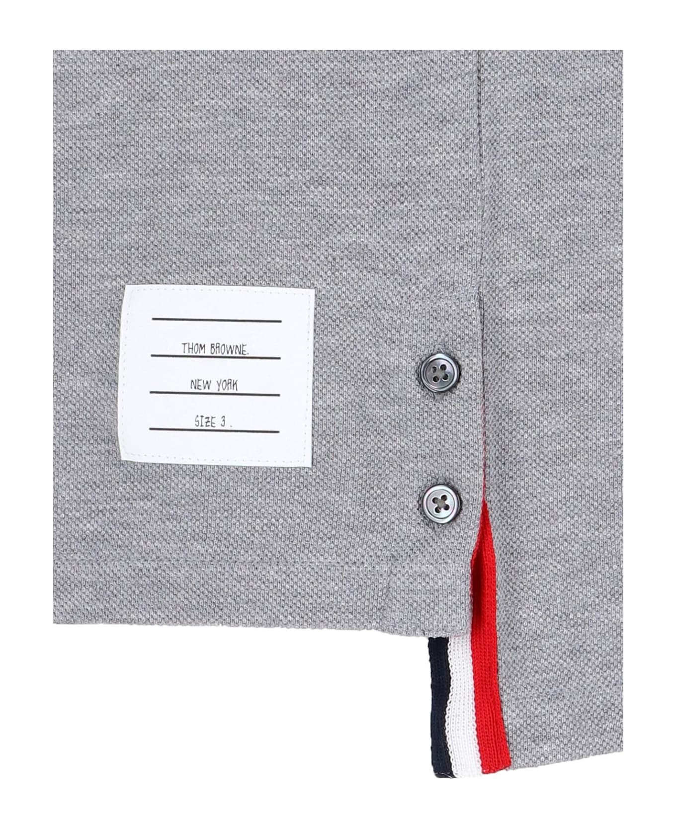 Thom Browne Ribbon Logo T-shirt - Grey シャツ
