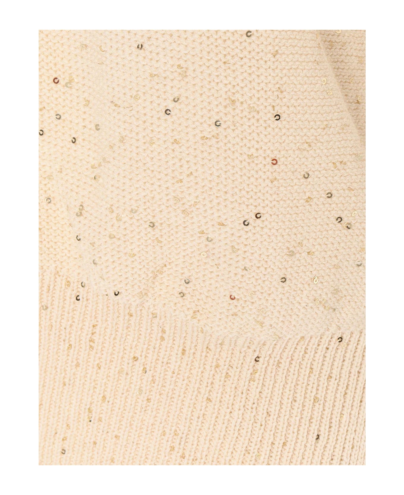 Lorena Antoniazzi Knit T-shirt - BEIGE