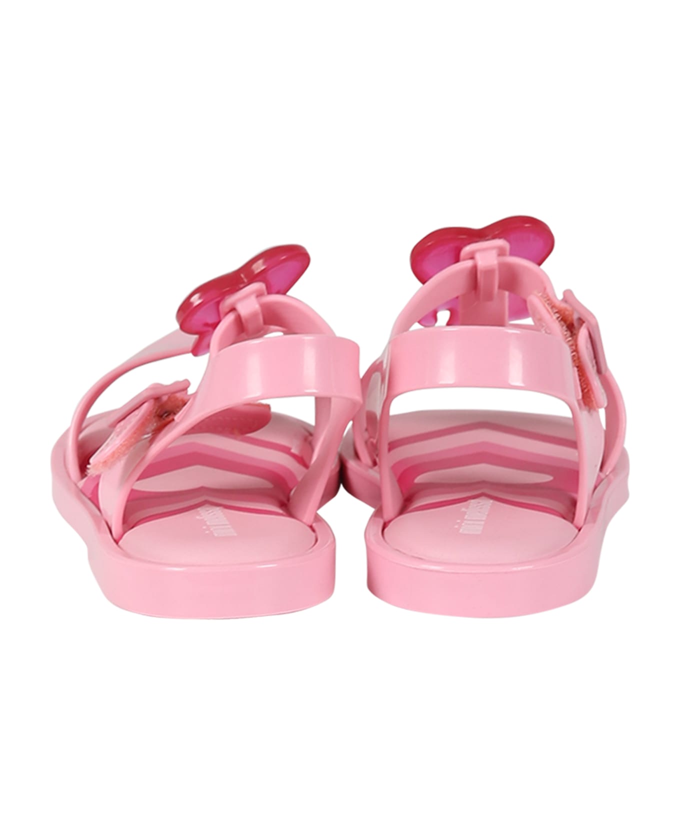 Melissa Pink Sandals For Girl With Lollipop - Pink シューズ