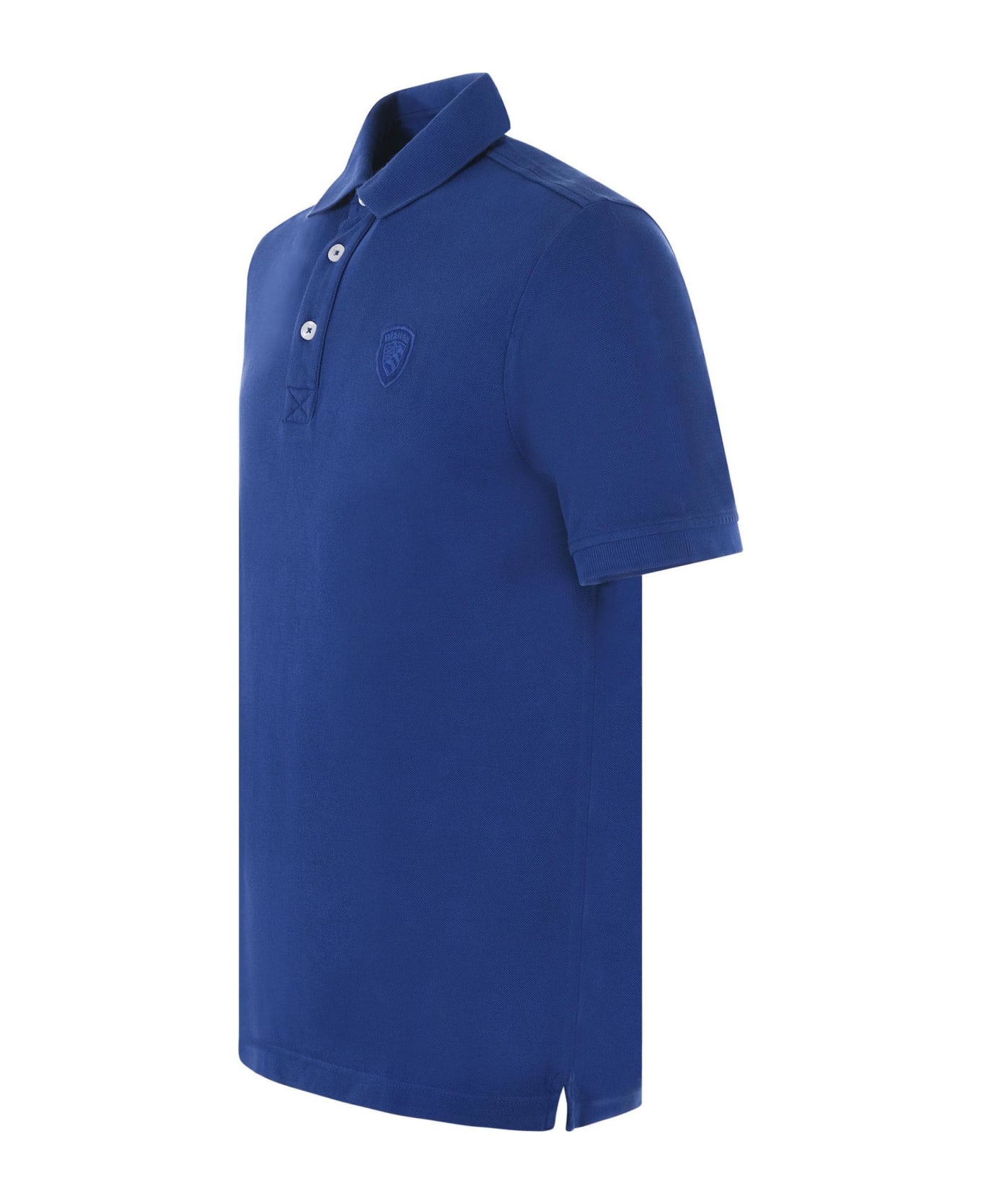 Blauer Polo Shirt - Blu cobalto