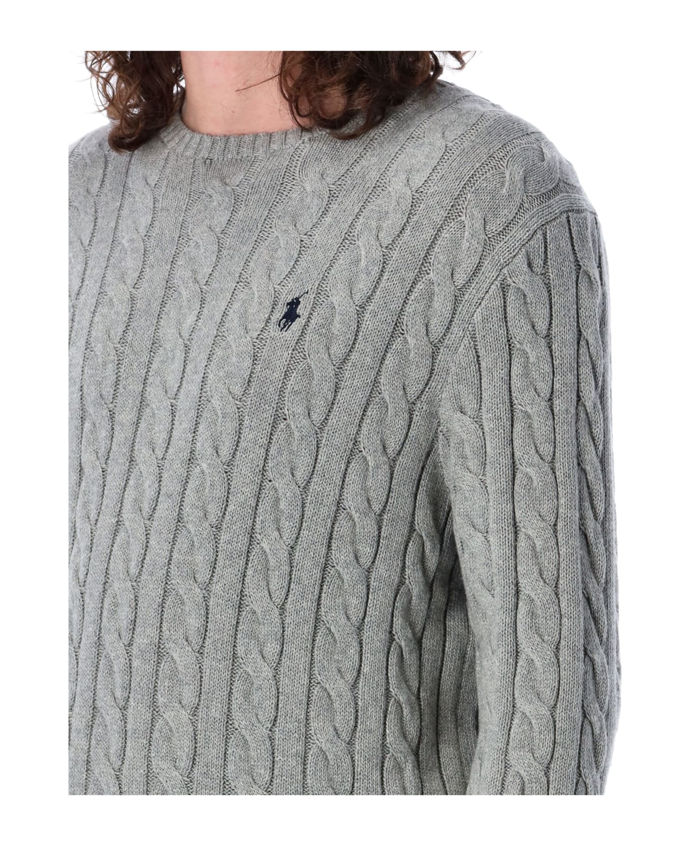Polo Ralph Lauren Cable Knit Sweater - GREY ニットウェア