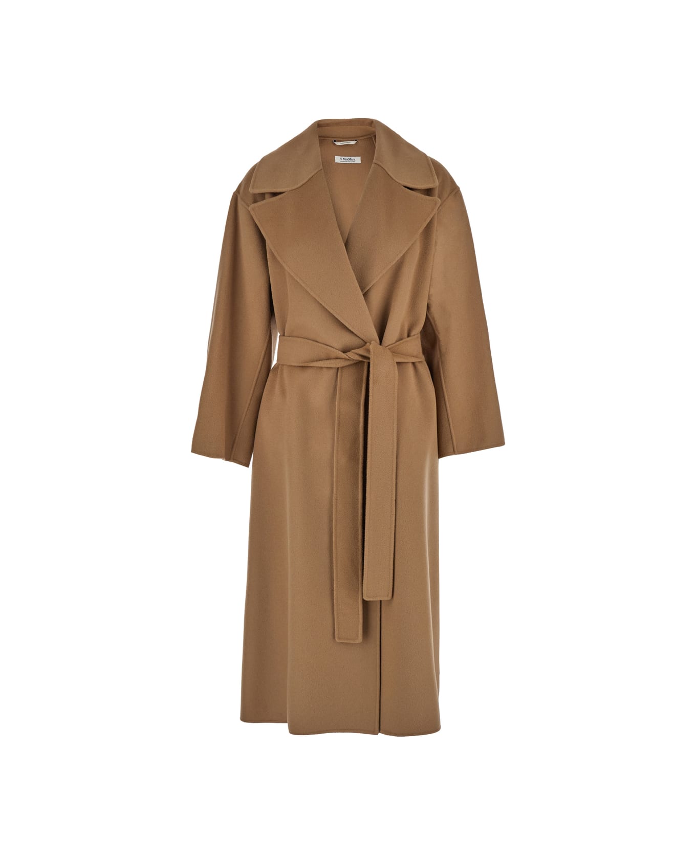 
S Max Mara Biscuit Wool Olanda Coat - CAMMELLO