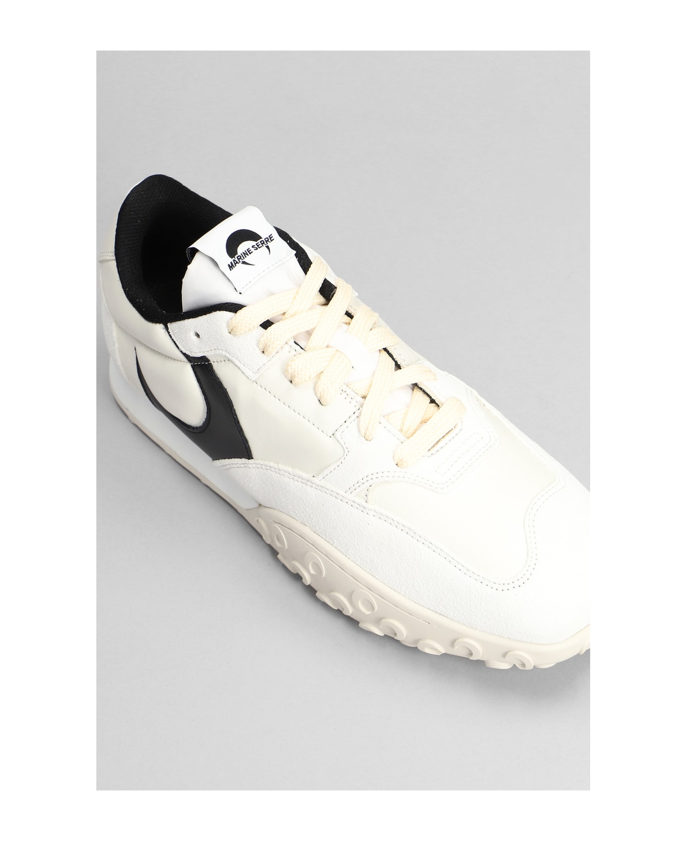 Marine Serre Low-top Moon Sneaker - ECRU