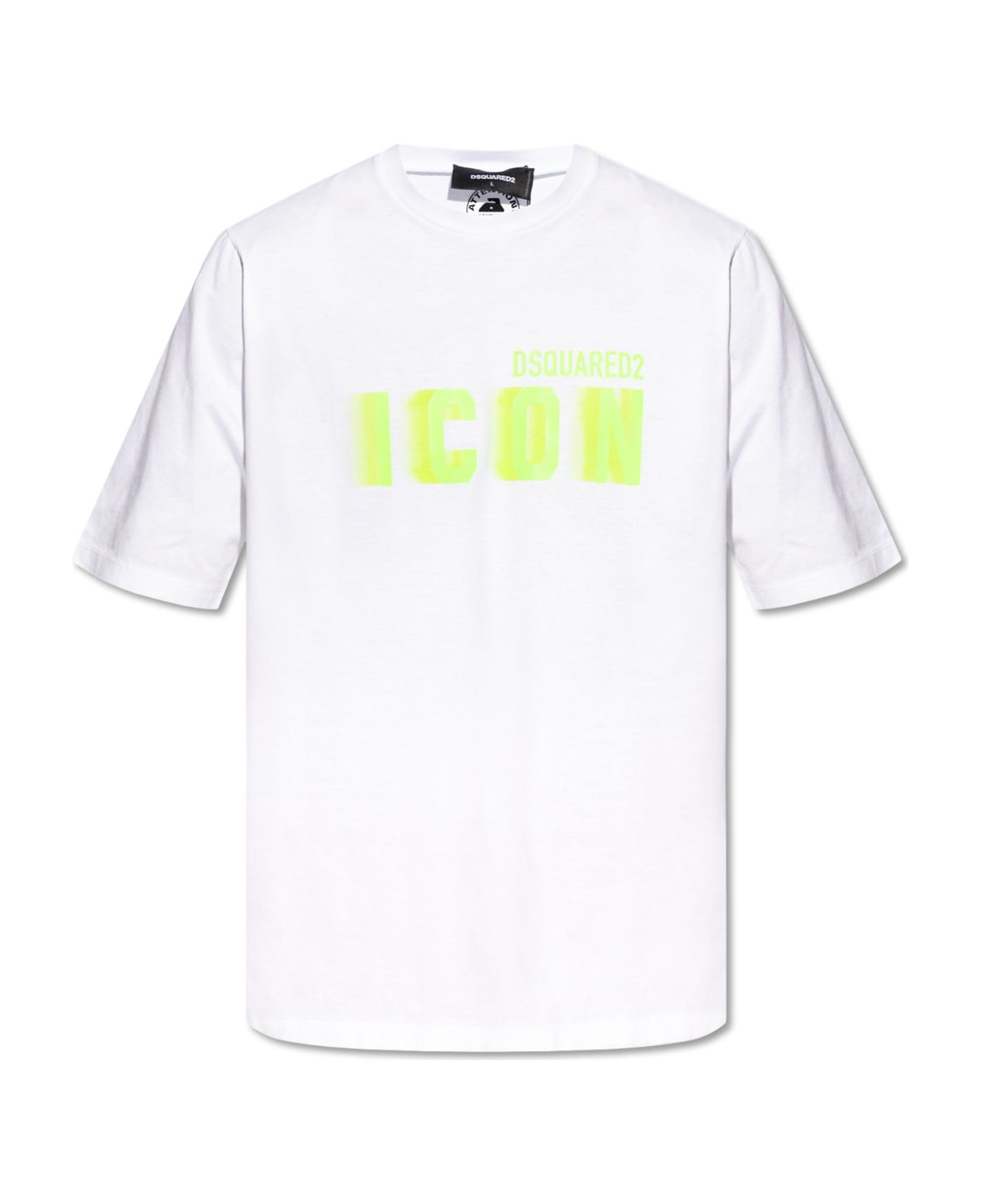 Dsquared2 T-shirt With Logo - Bianco シャツ