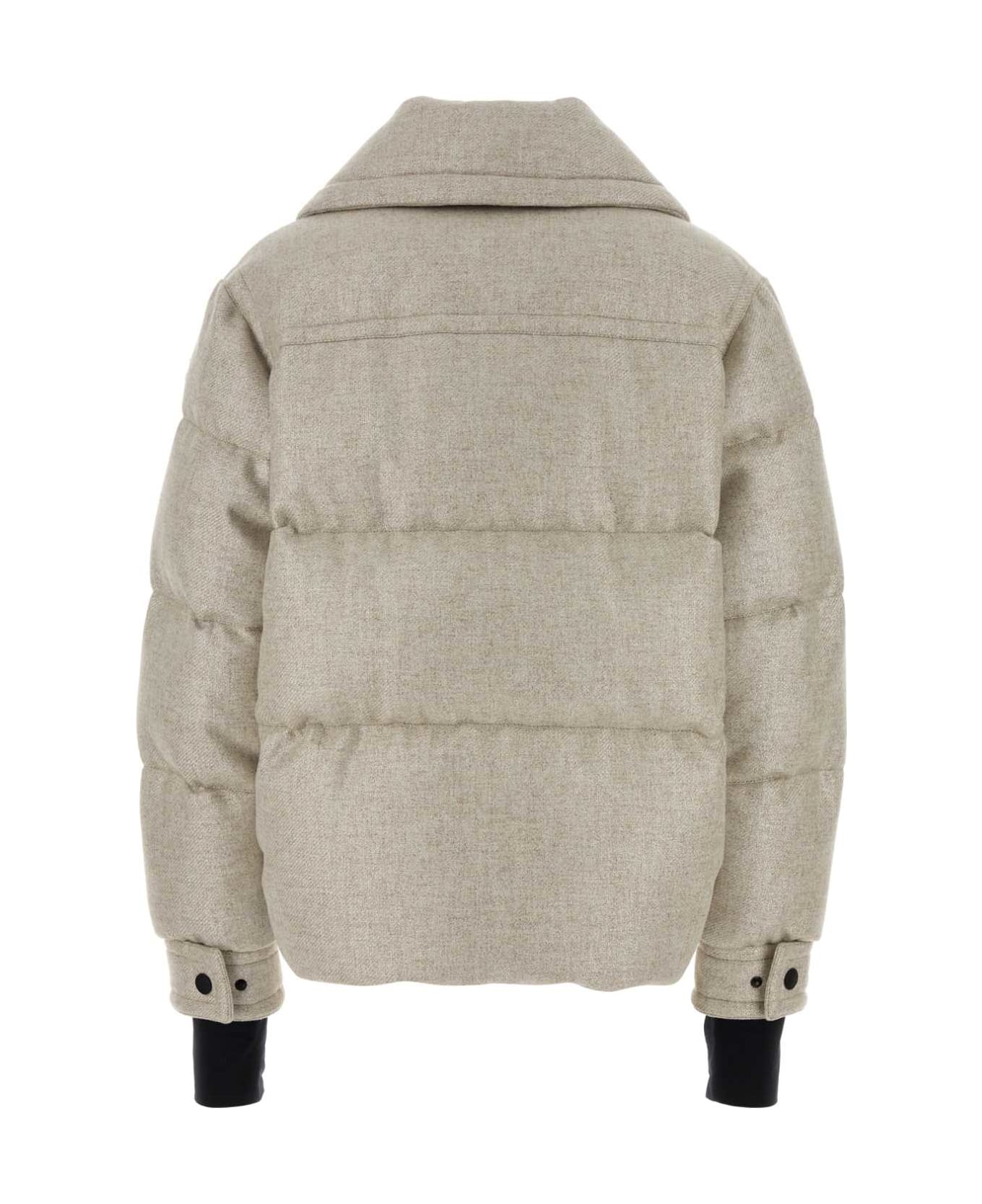 Moncler Grenoble Sand Wool Blend Sandane Down Jacket - 268