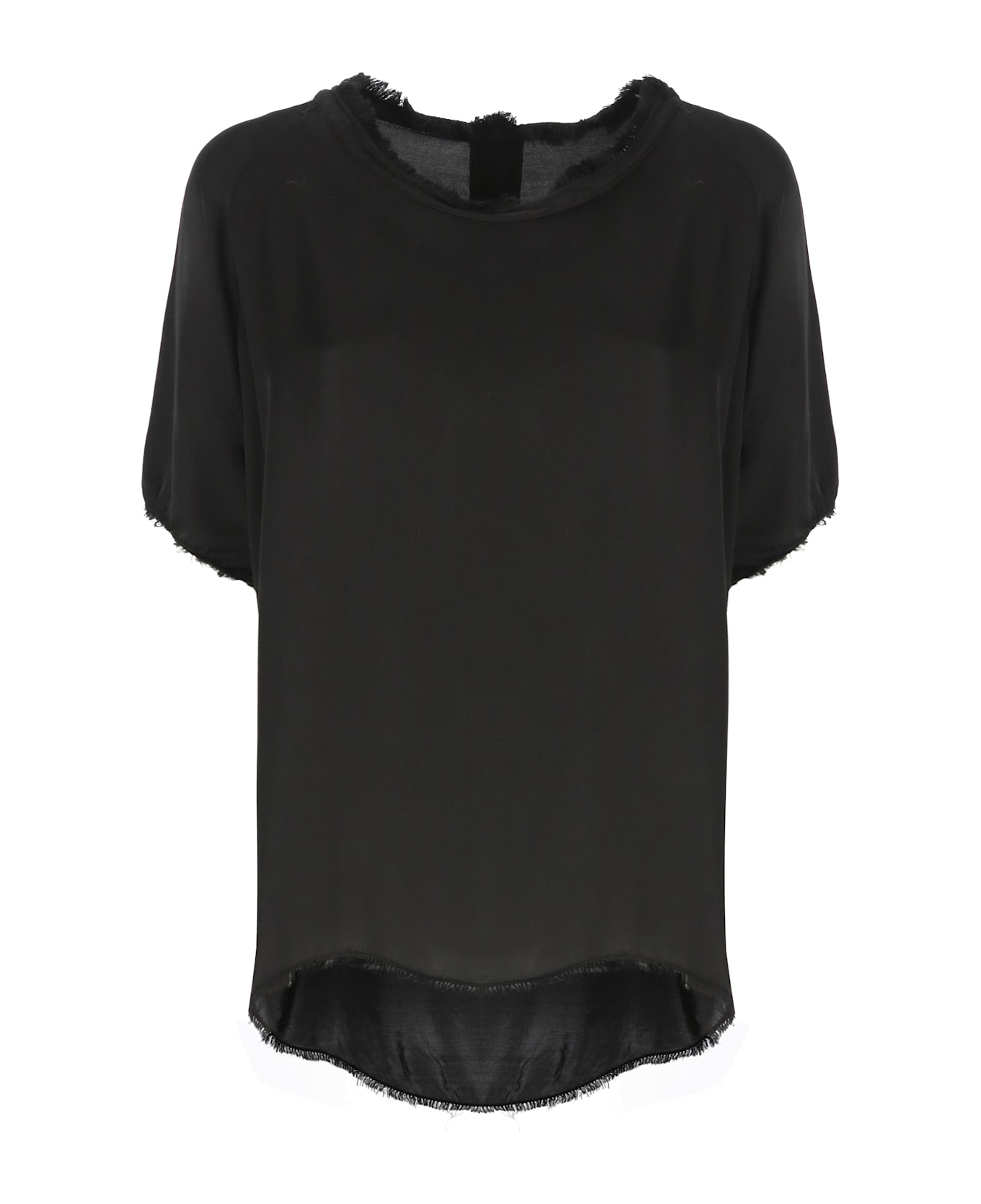 Sanctamuerte Viscose T-shirt - Black