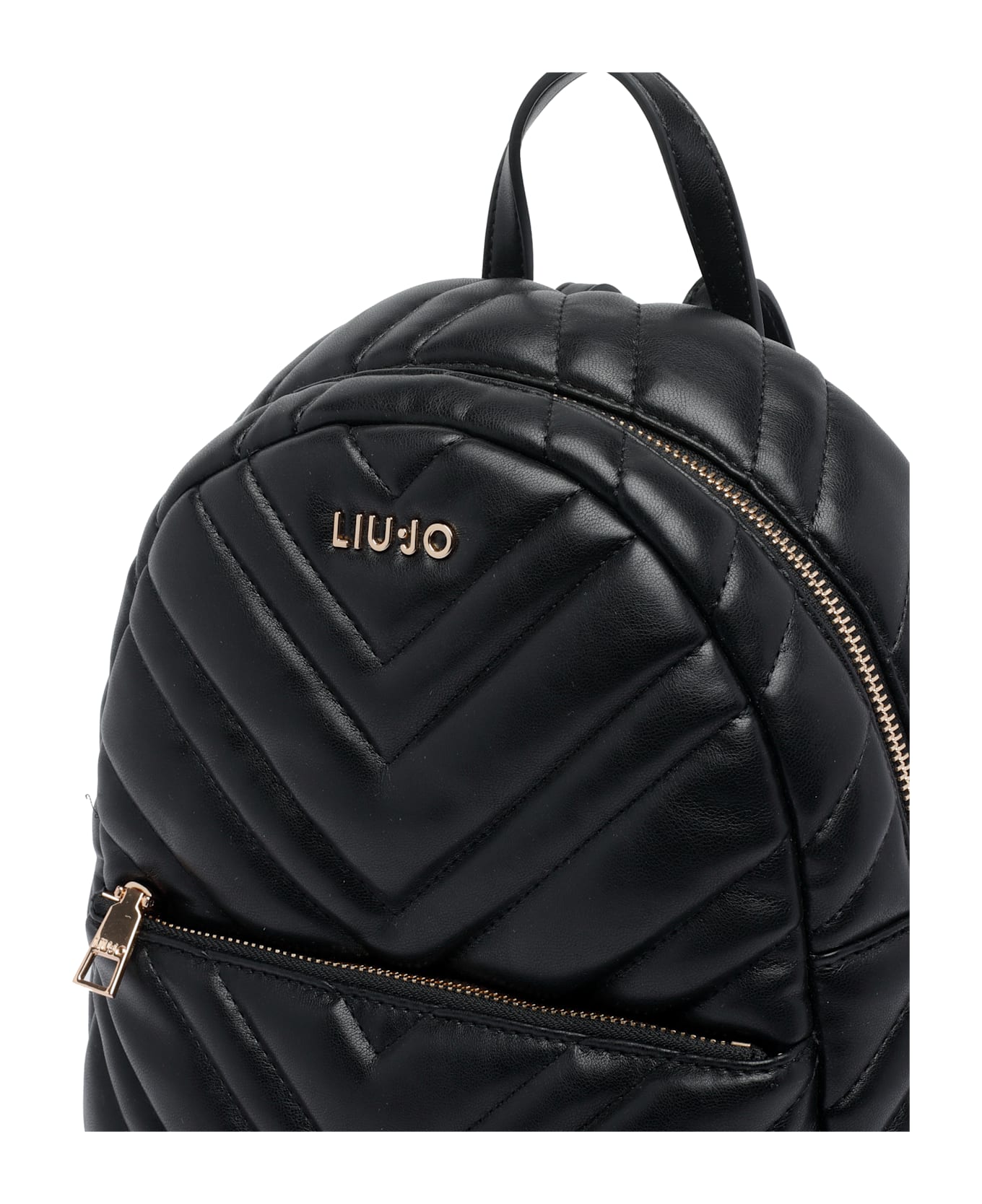 Liu-Jo Logo Backpack - Black