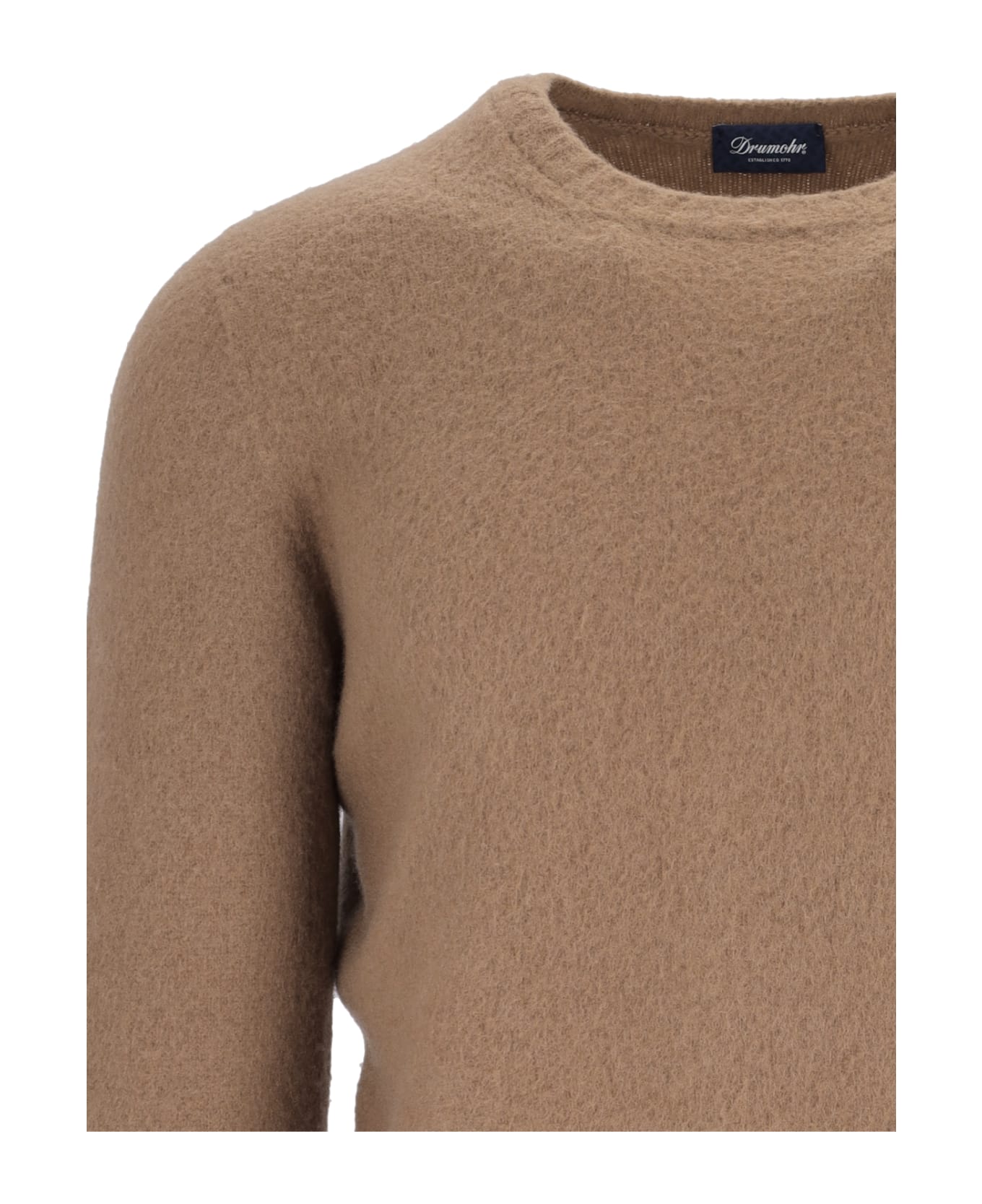 Drumohr Classic Sweater - Brown ニットウェア