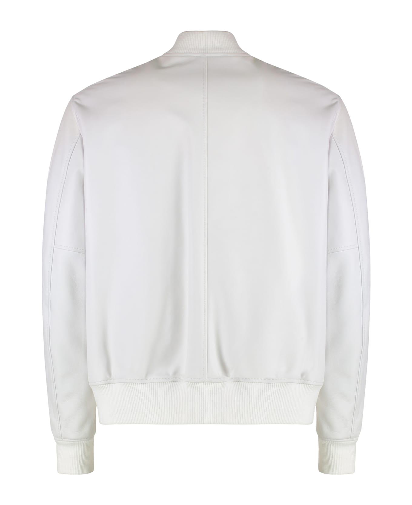 Givenchy Lambskin Bomber Jacket - White