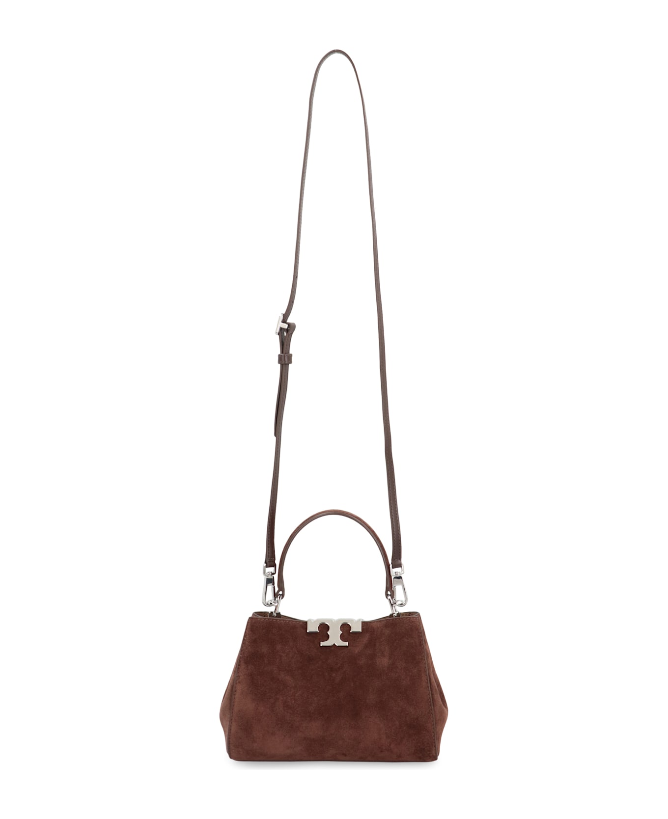 Tory Burch Mini Bag Eleanor In Suede - Brown