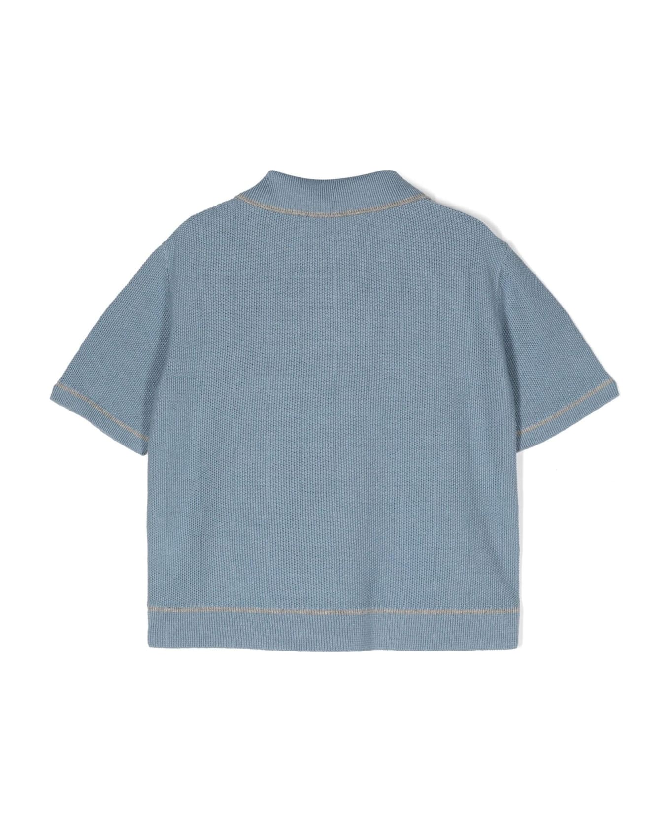 Eleventy T-shirts And Polos Blue - Blue Tシャツ＆ポロシャツ