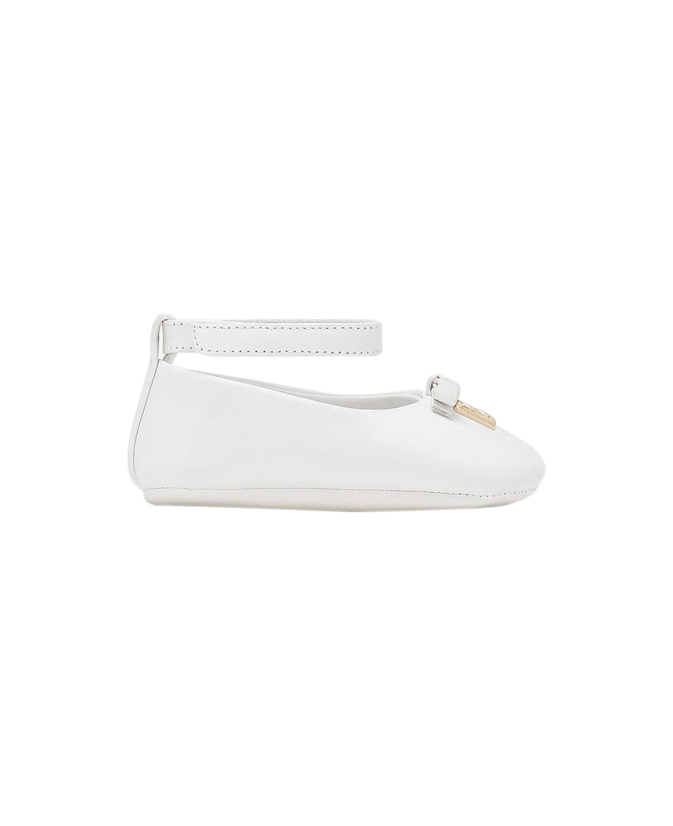 Dolce & Gabbana Nappa Ballerinas - White