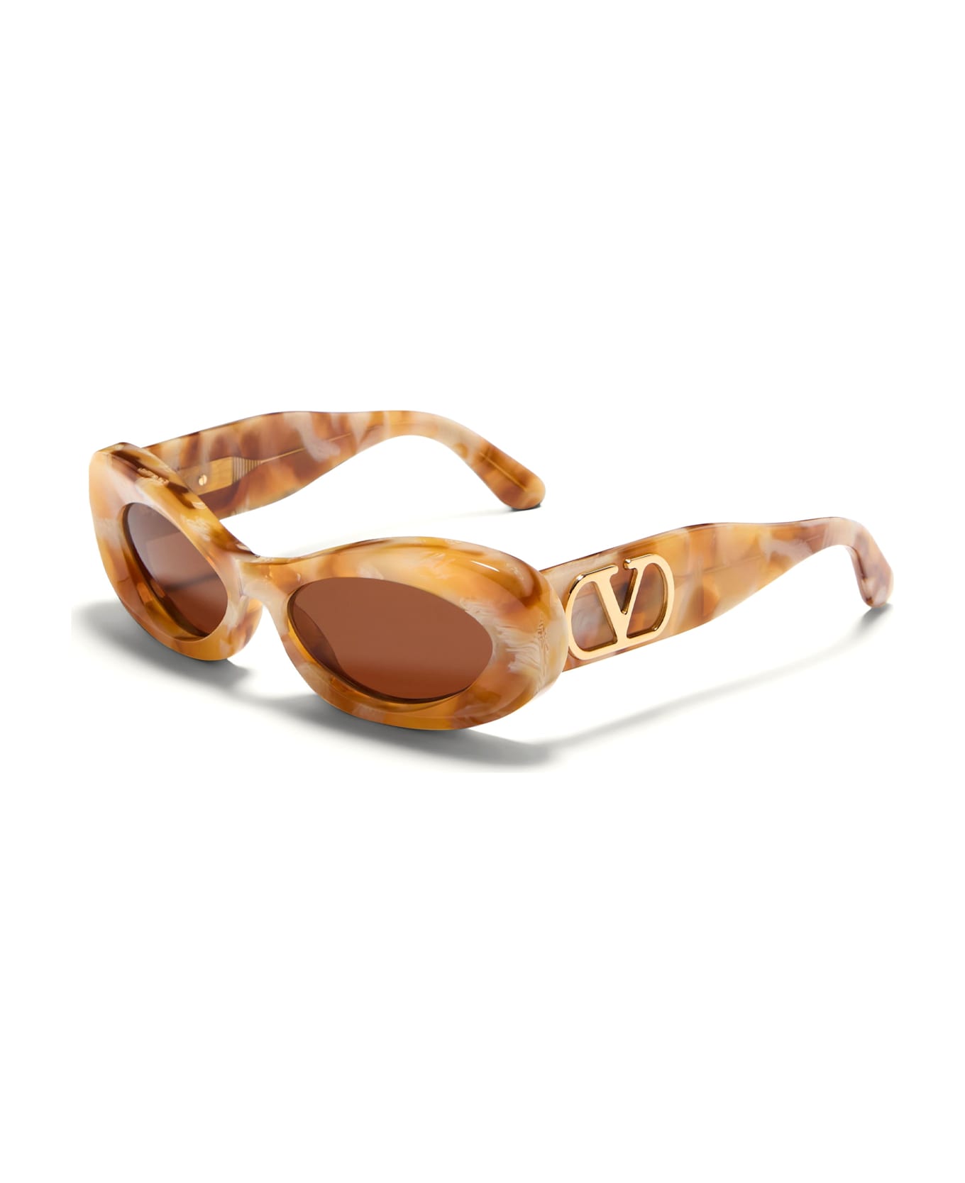 Valentino Eyewear Vls-178d - Havana Honey Sunglasses - Havana