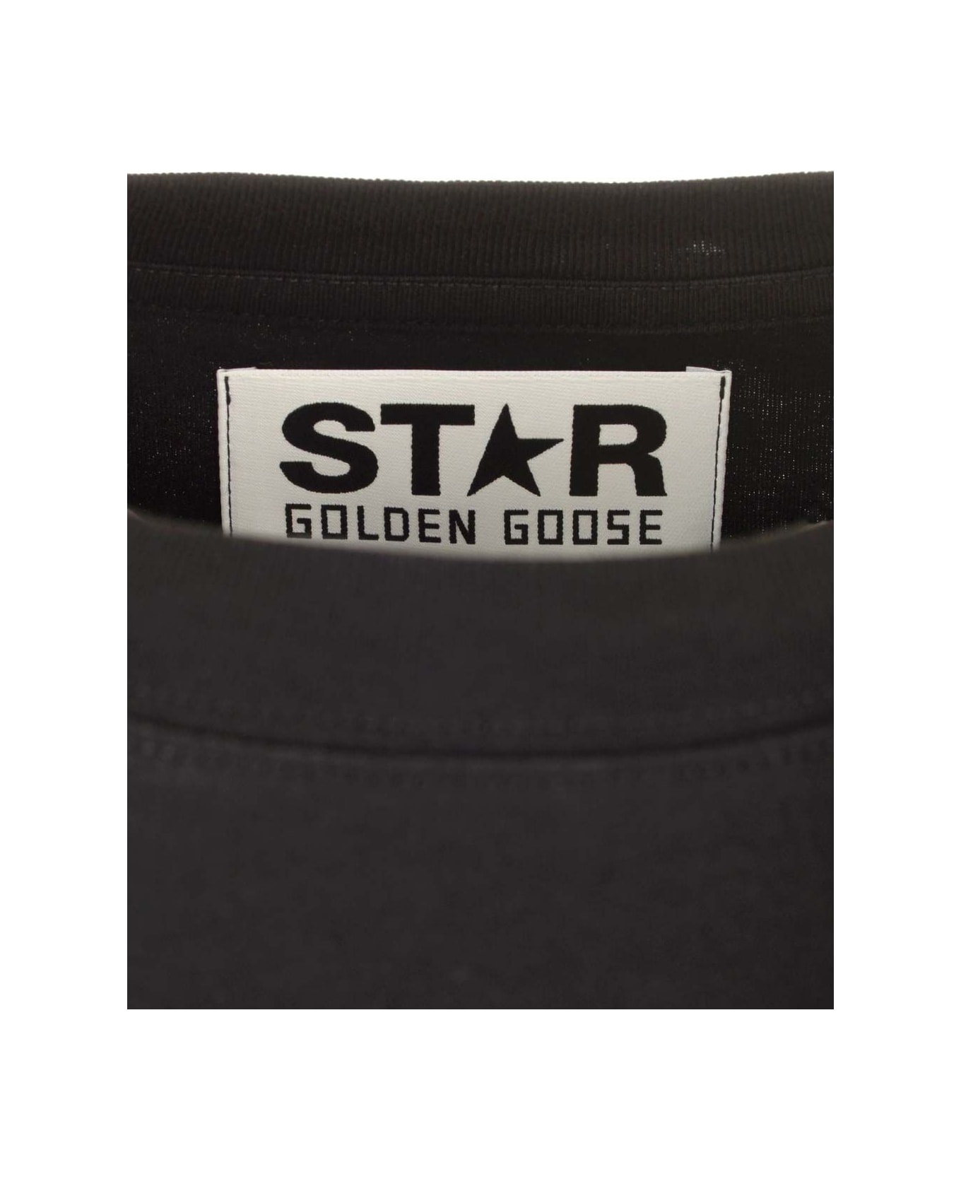 Golden Goose Star T-shirt - BLACK/WHITE