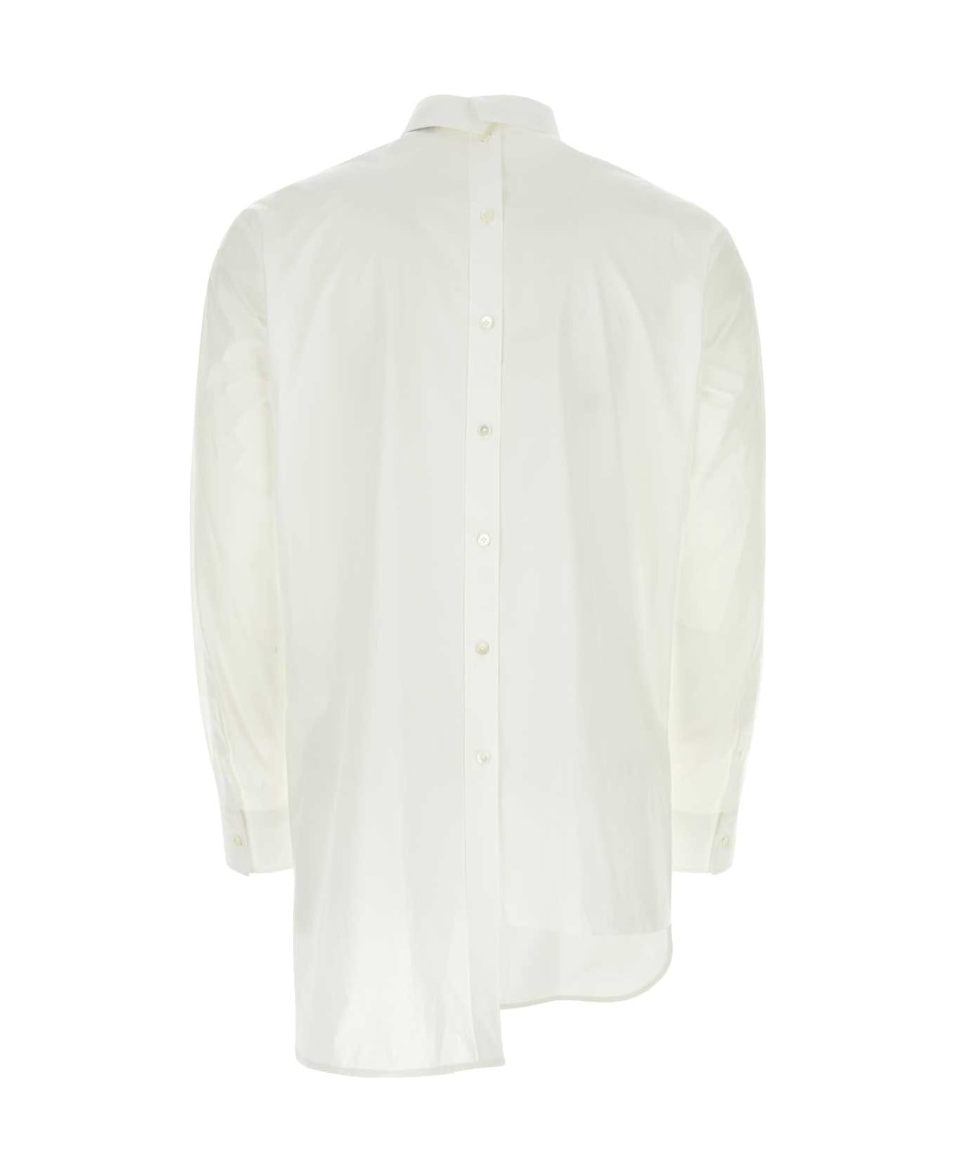 Lanvin White Poplin Shirt - OPTICWHITE