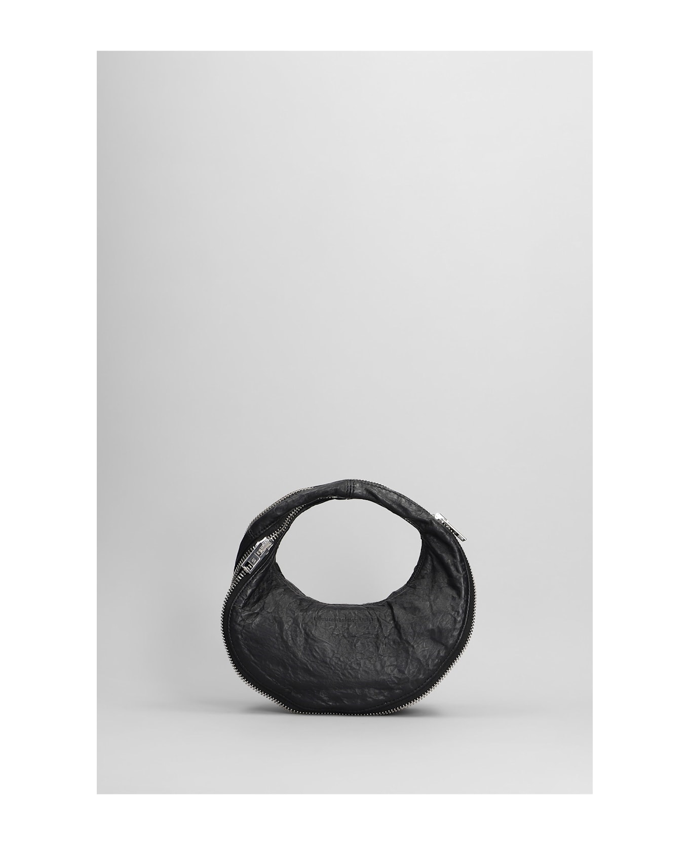 Alexander Wang Twist Mini Bag Shoulder Bag In Black Leather - BLACK