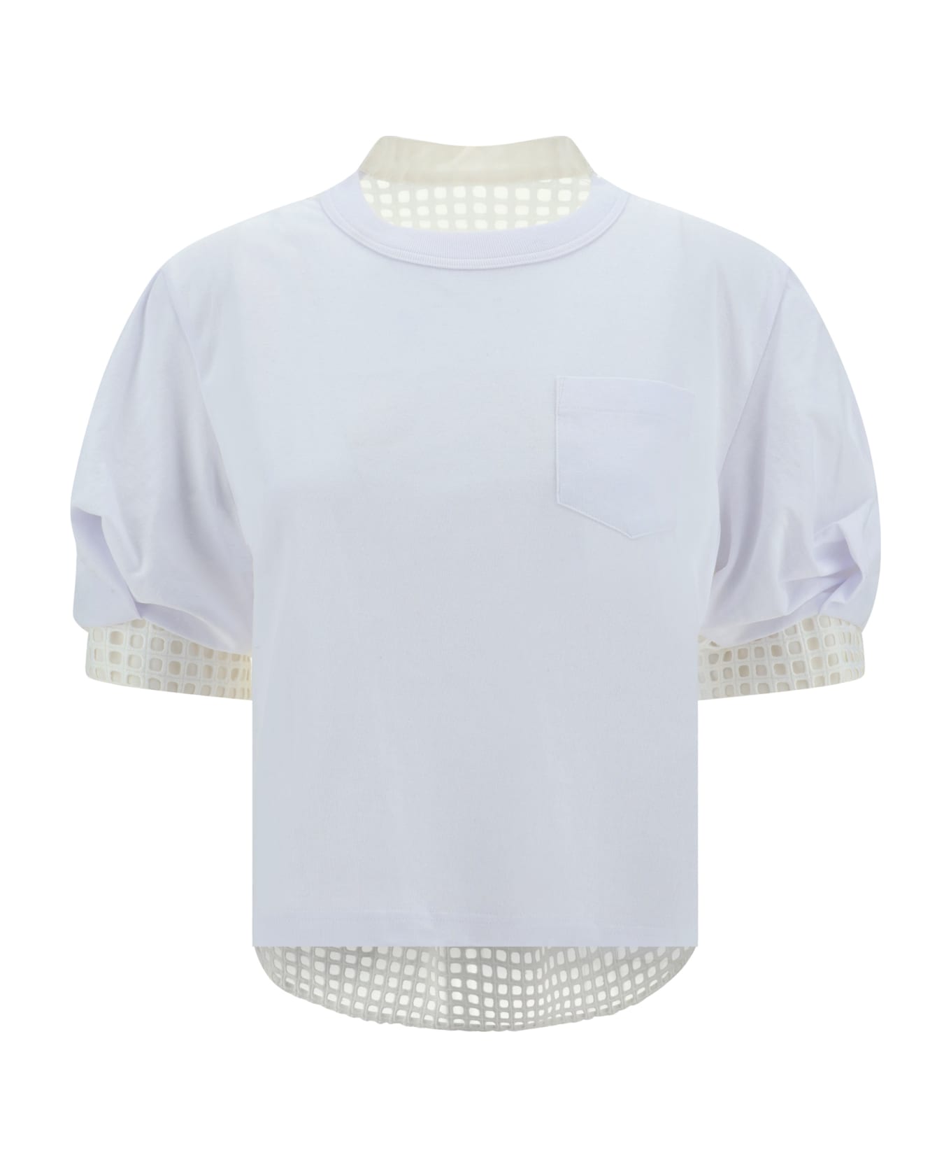 Sacai T-shirt - Off White Tシャツ
