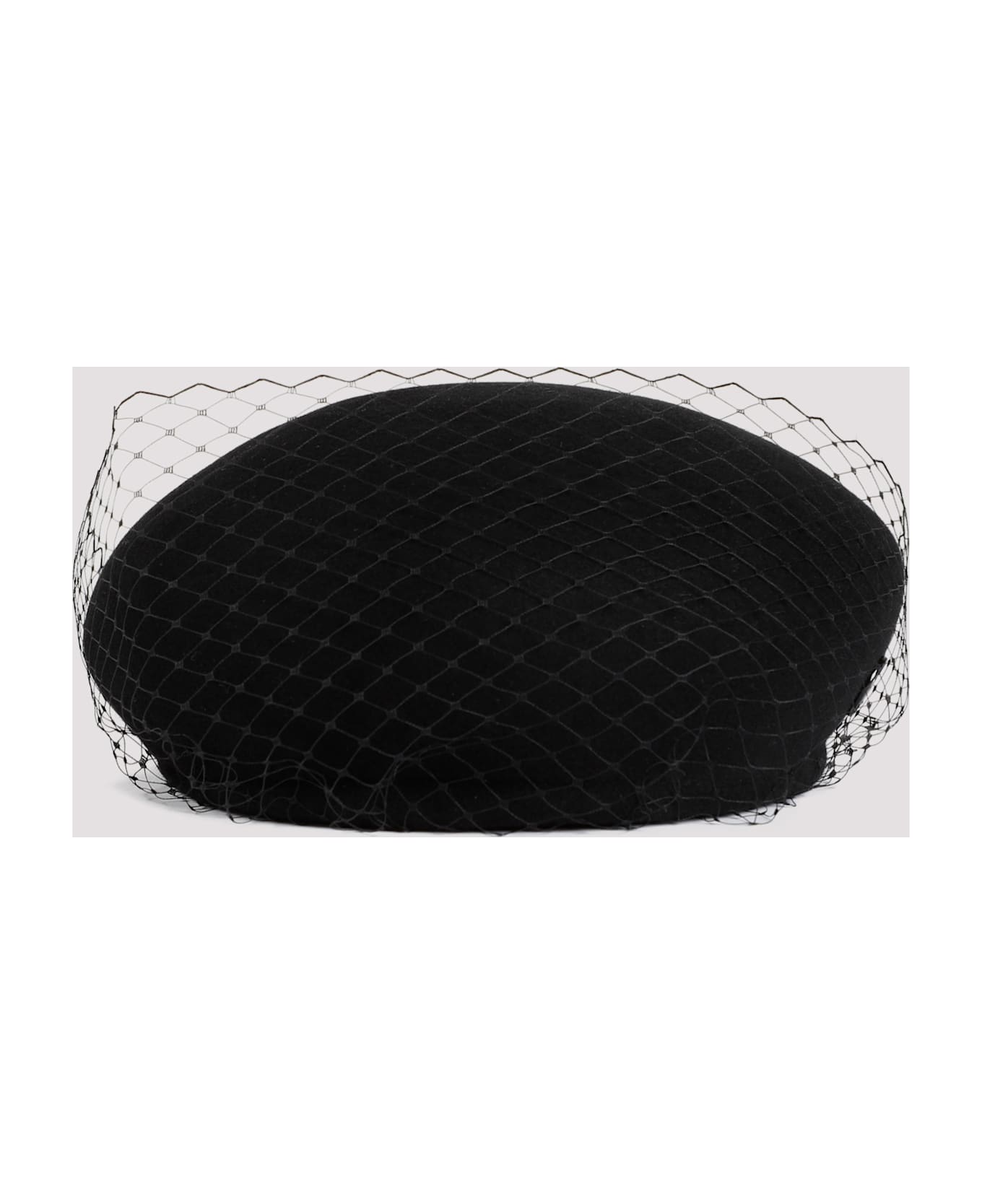 Maison Michel New Bonni Veil Hat - Black