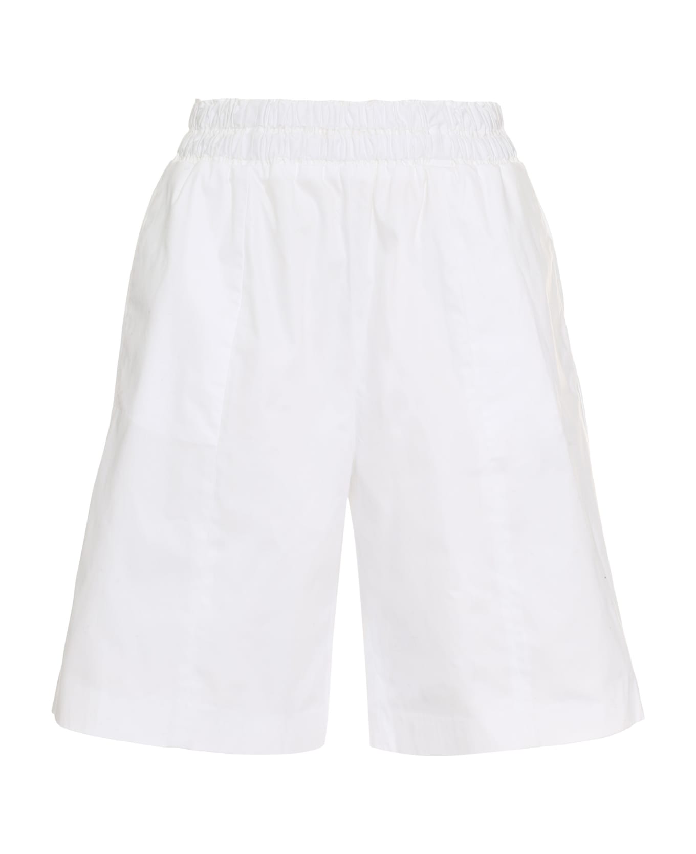 Fabiana Filippi Cotton Bermuda Shorts - White