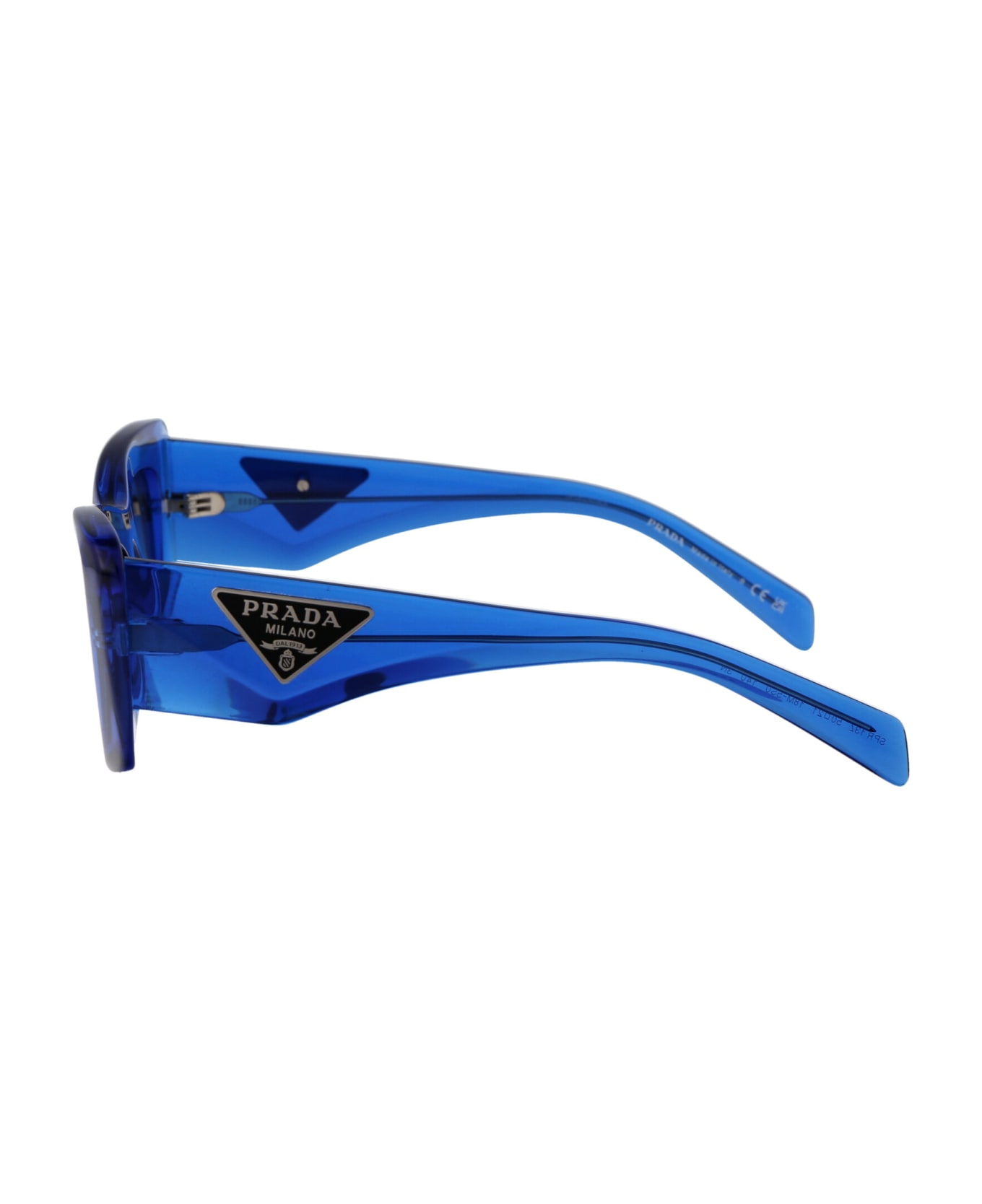 Prada Eyewear 0pr 13zs Sunglasses - 18M5S0 Crystal Electric Blue