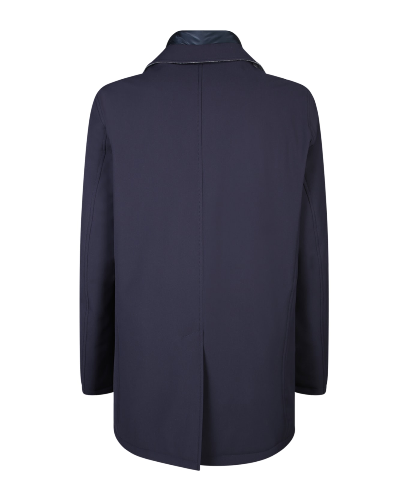 Herno Double-layer Blue Coat - Blue