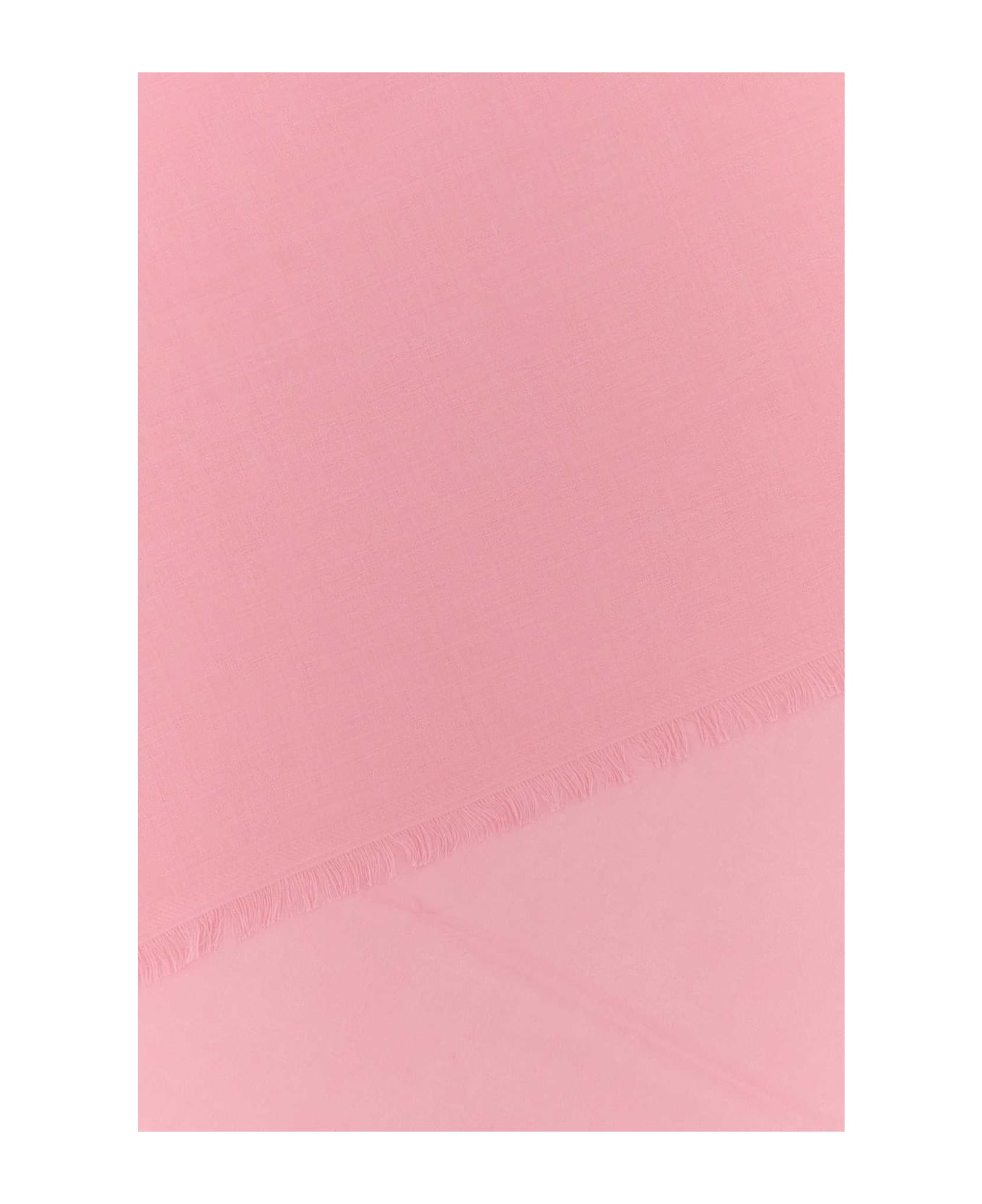Alexander McQueen Pink Wool Blend Foulard - PINK