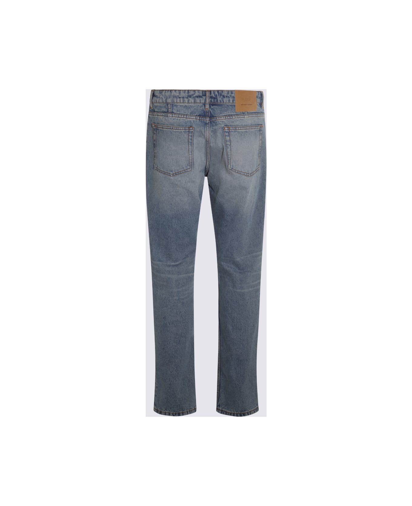 Ami Alexandre Mattiussi Blue Indigo Cotton Denim Jeans - Blue