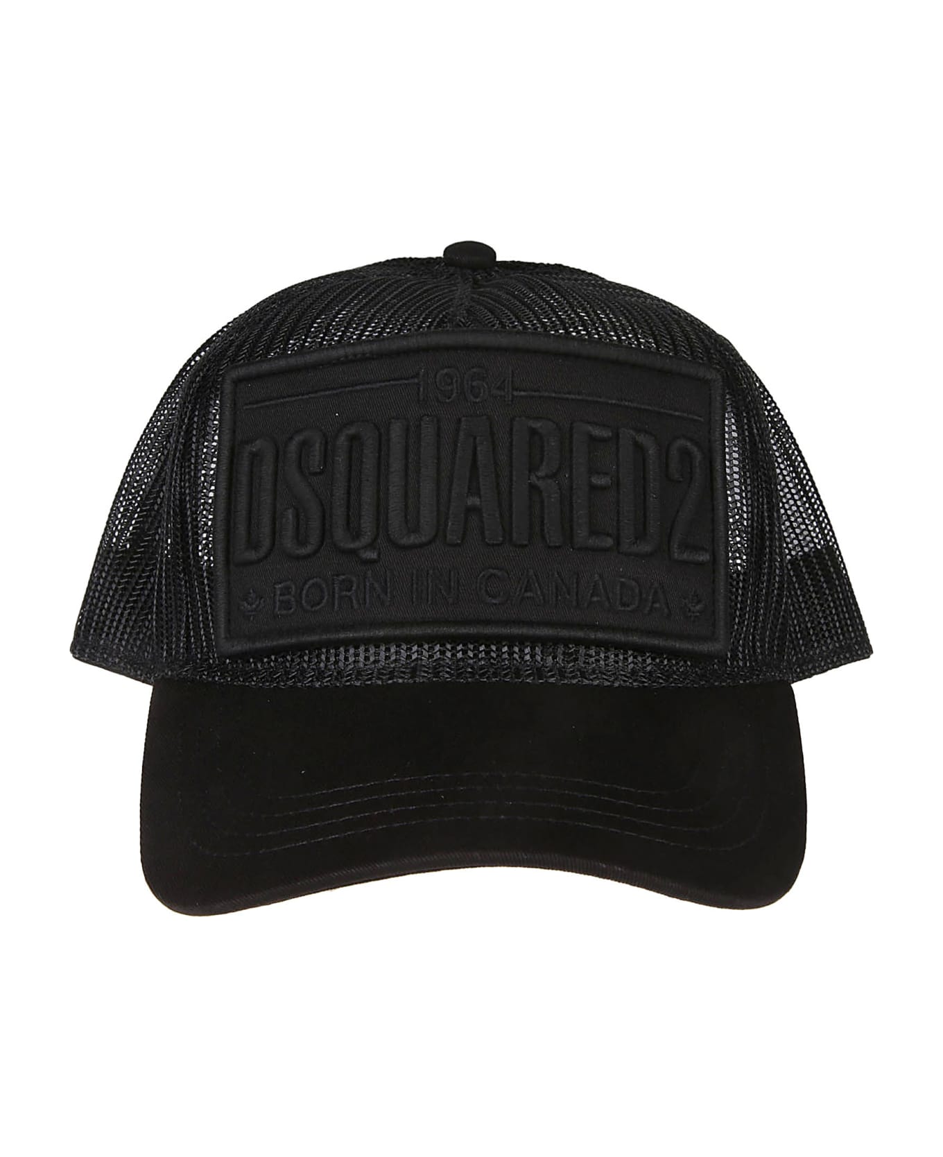 Dsquared2 Logo Baseball Cap - Nero/nero