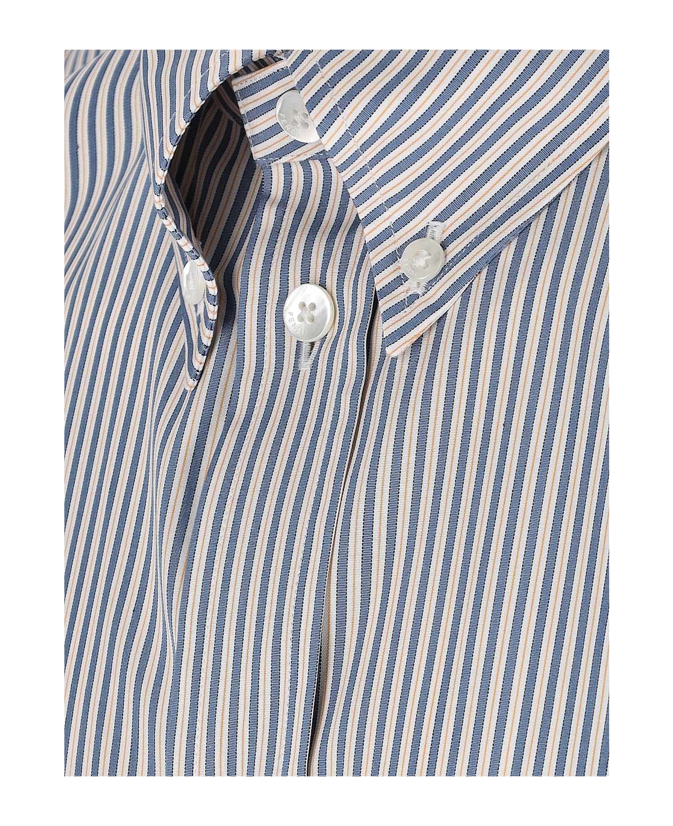 Fendi Button-down Shirt - Light Blue