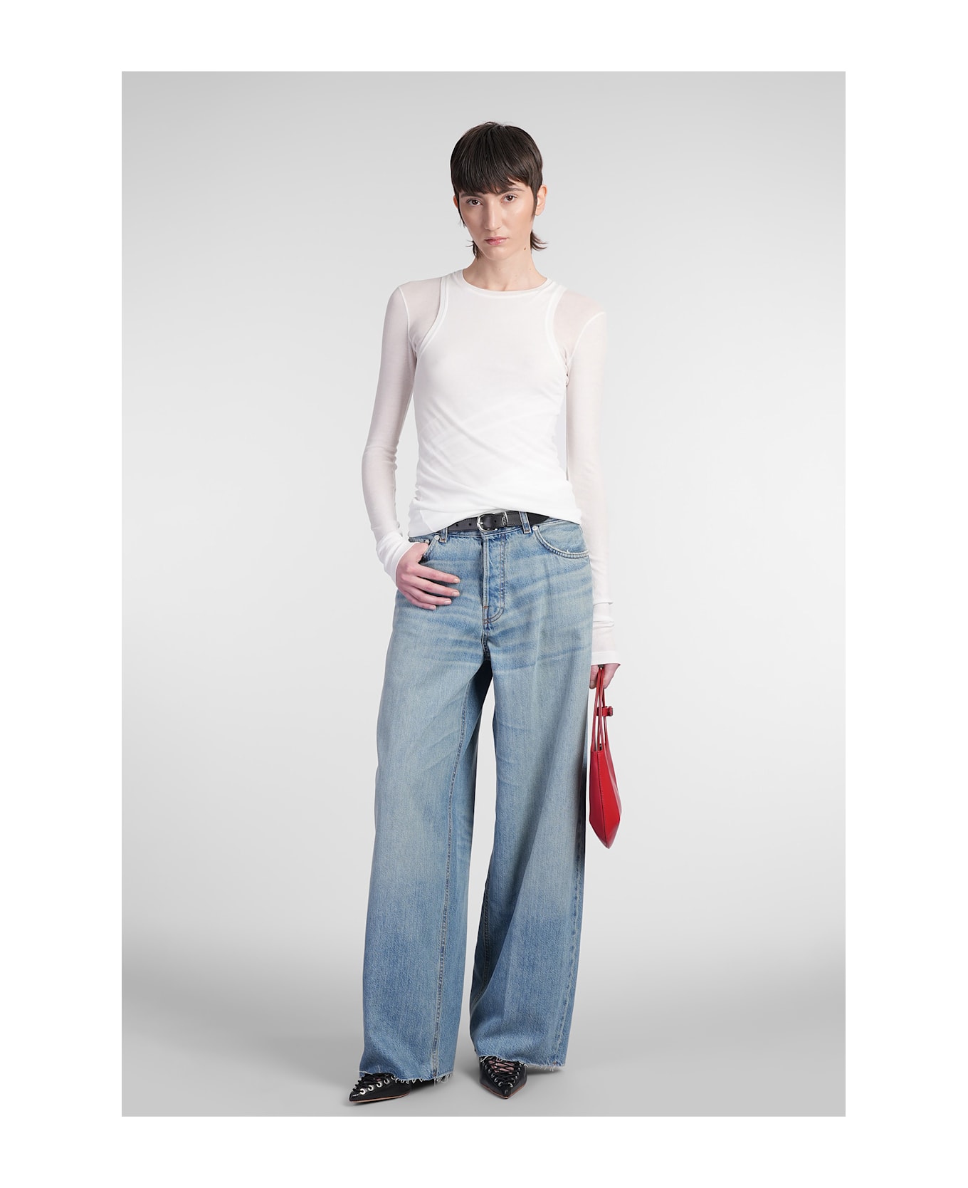 Haikure Bethany Jeans In Blue Denim | italist