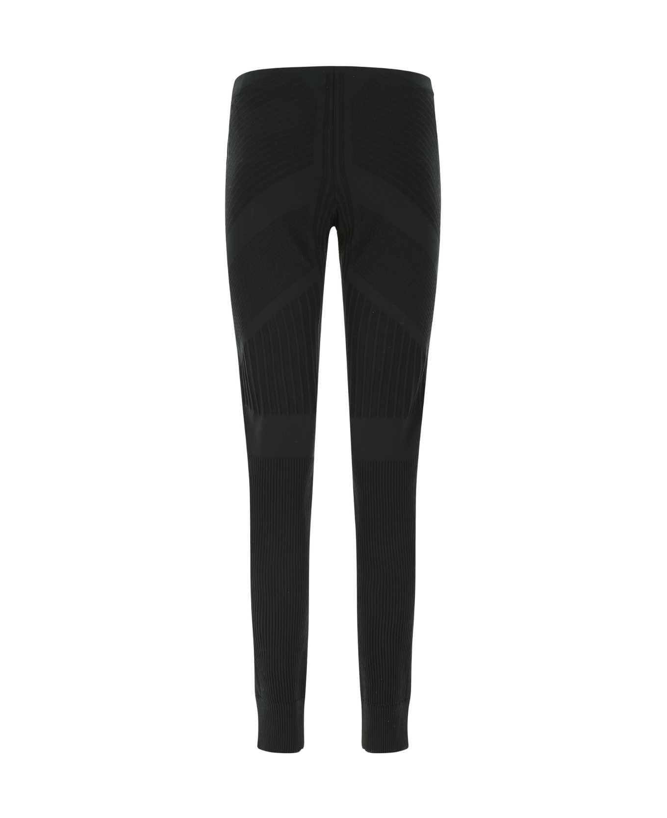 Prada Black Stretch Polyester Blend Leggings - F0002