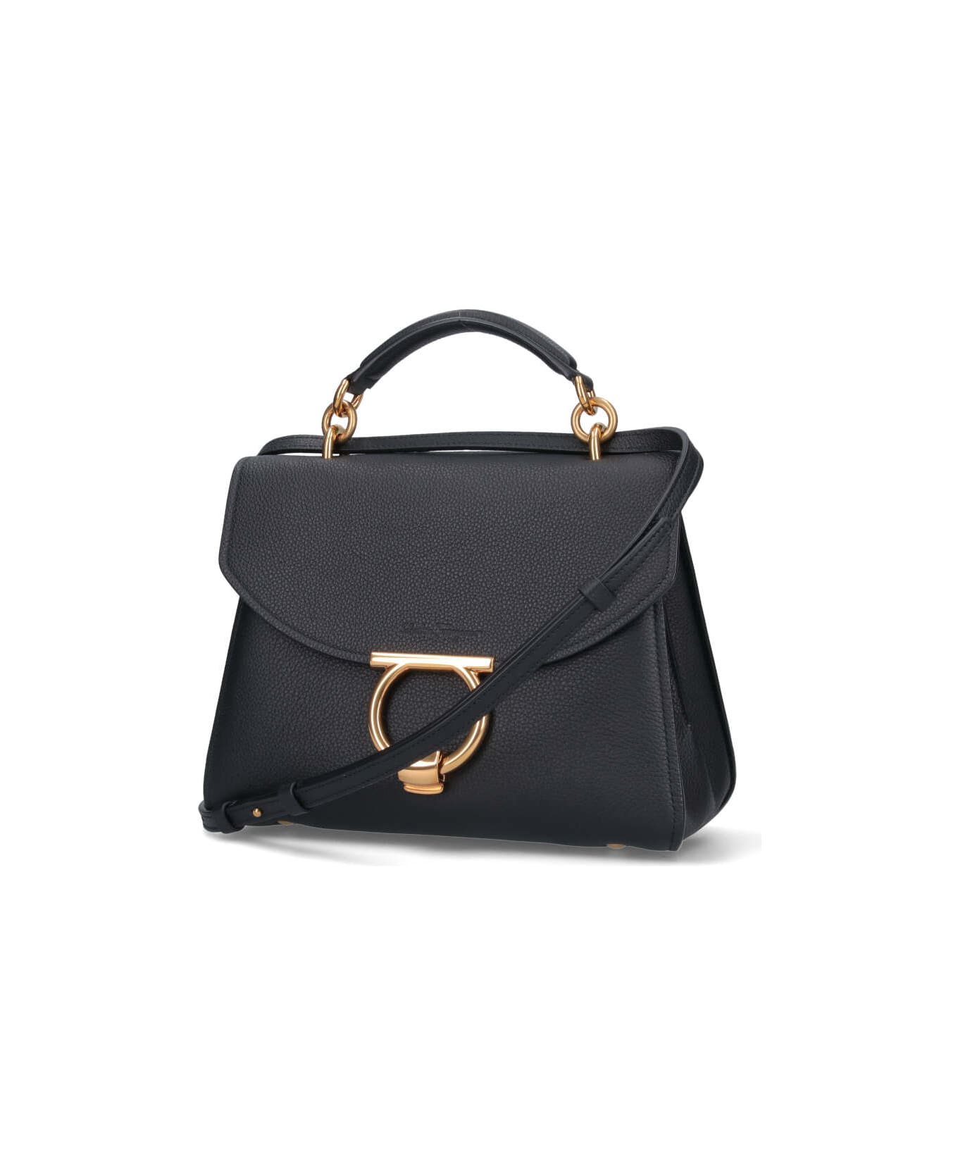 Ferragamo Mini Handbag "gancini" - Black  
