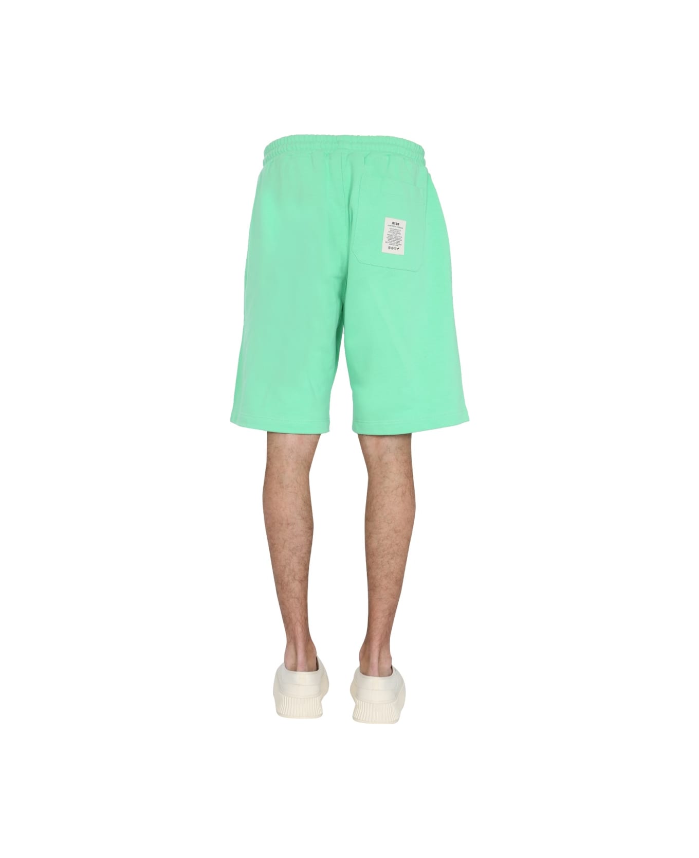 MSGM Fantastic Green Bermuda - GREEN