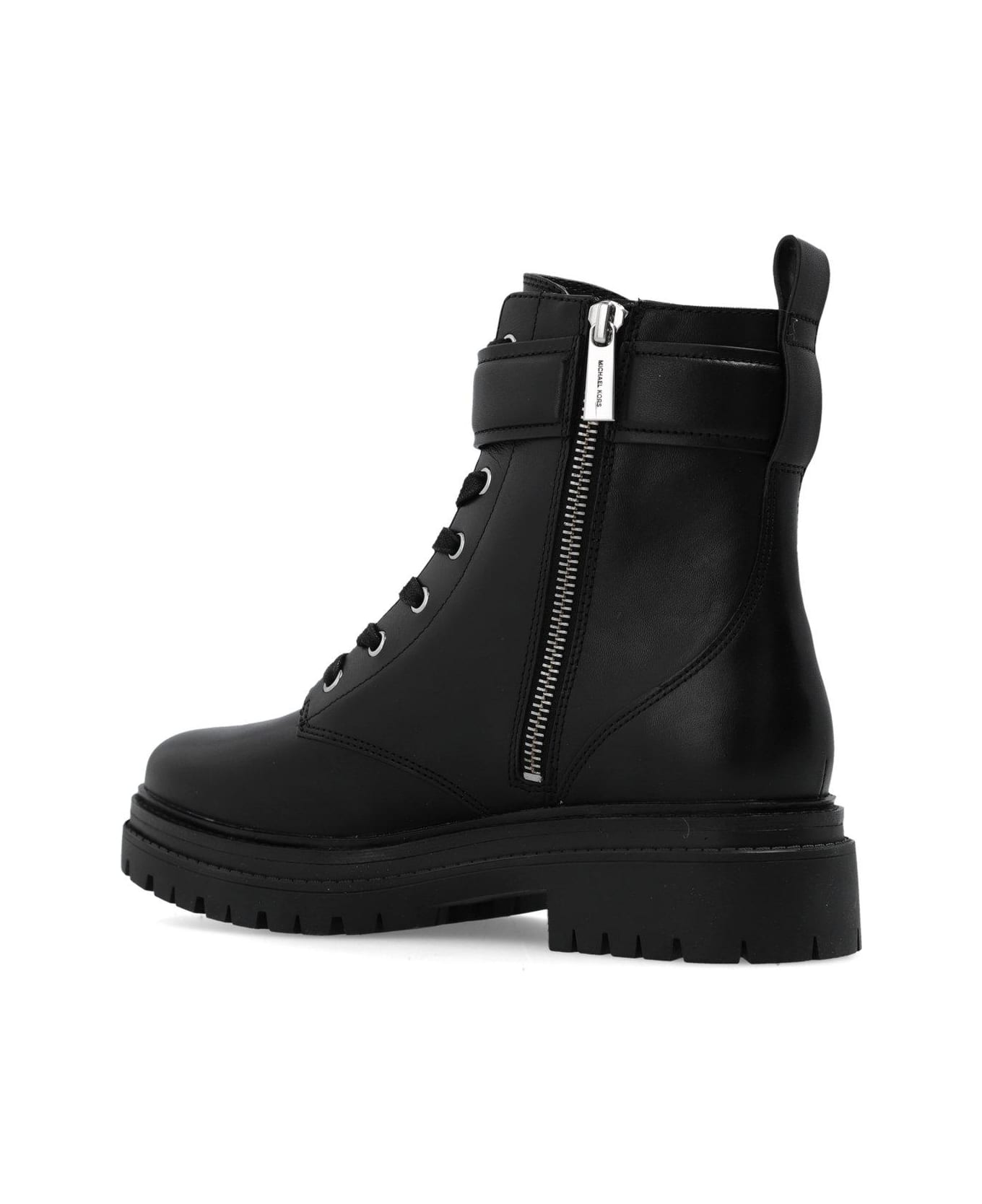 Michael Kors Parker Logo Plaque Ankle Boots | italist