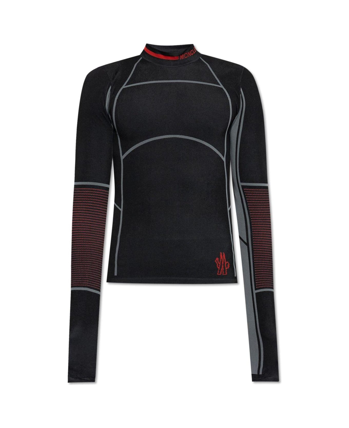 Moncler Grenoble Base Layer Long-sleeved T-shirt - Black